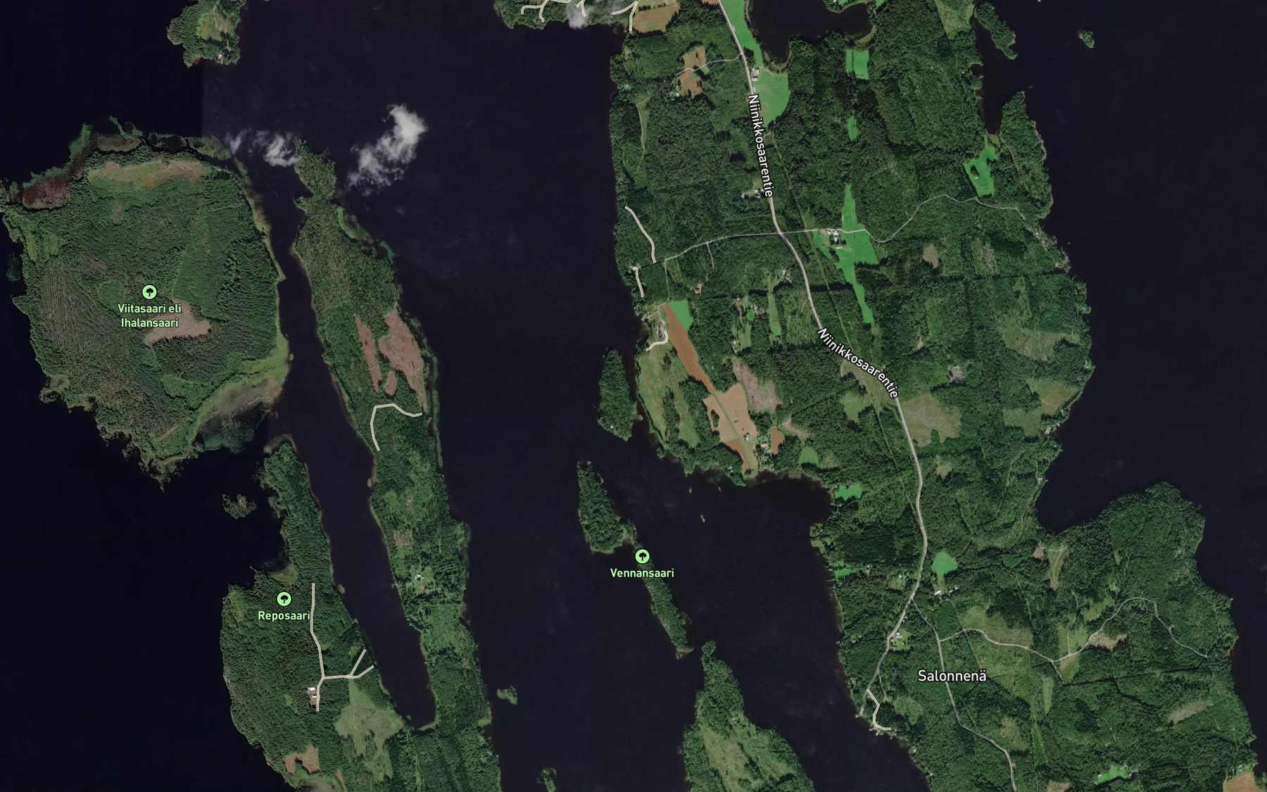 Satellite map of the Perttisalmi