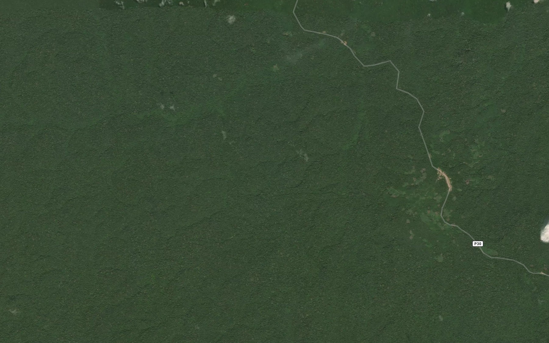 Satellite map of the Bango
