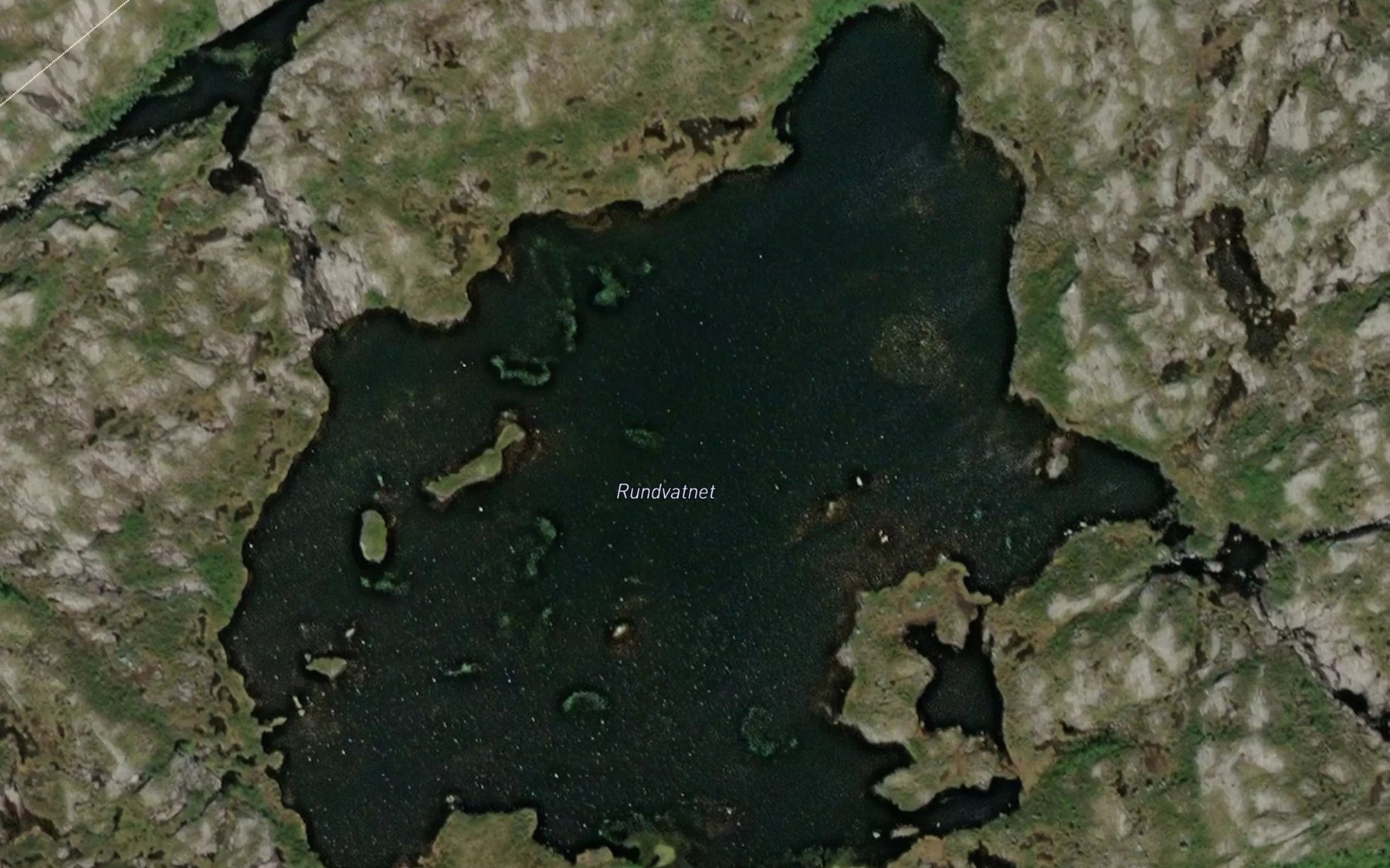 Satellite map of the Rundvatnet