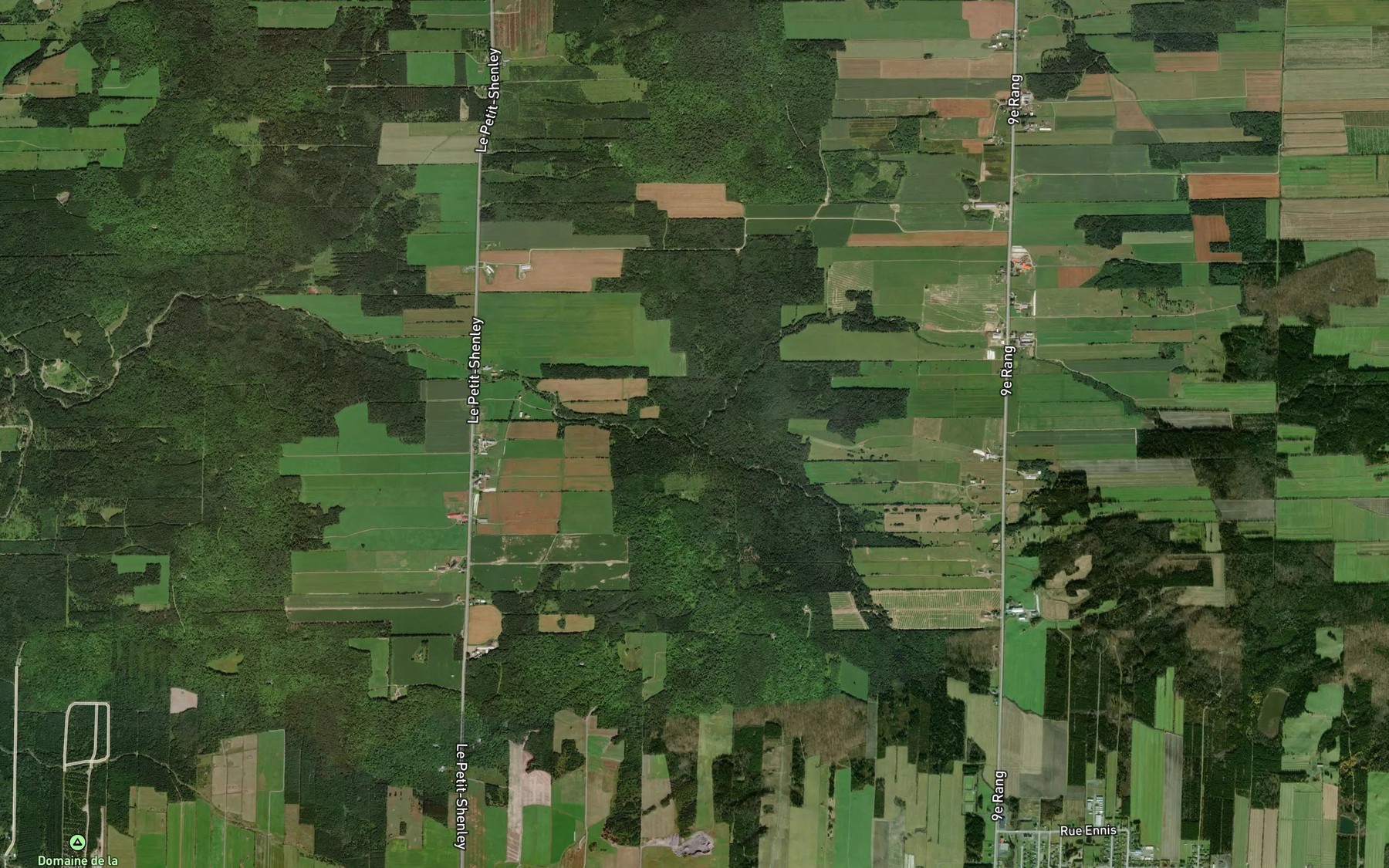 Satellite map of the Ruisseau Foley