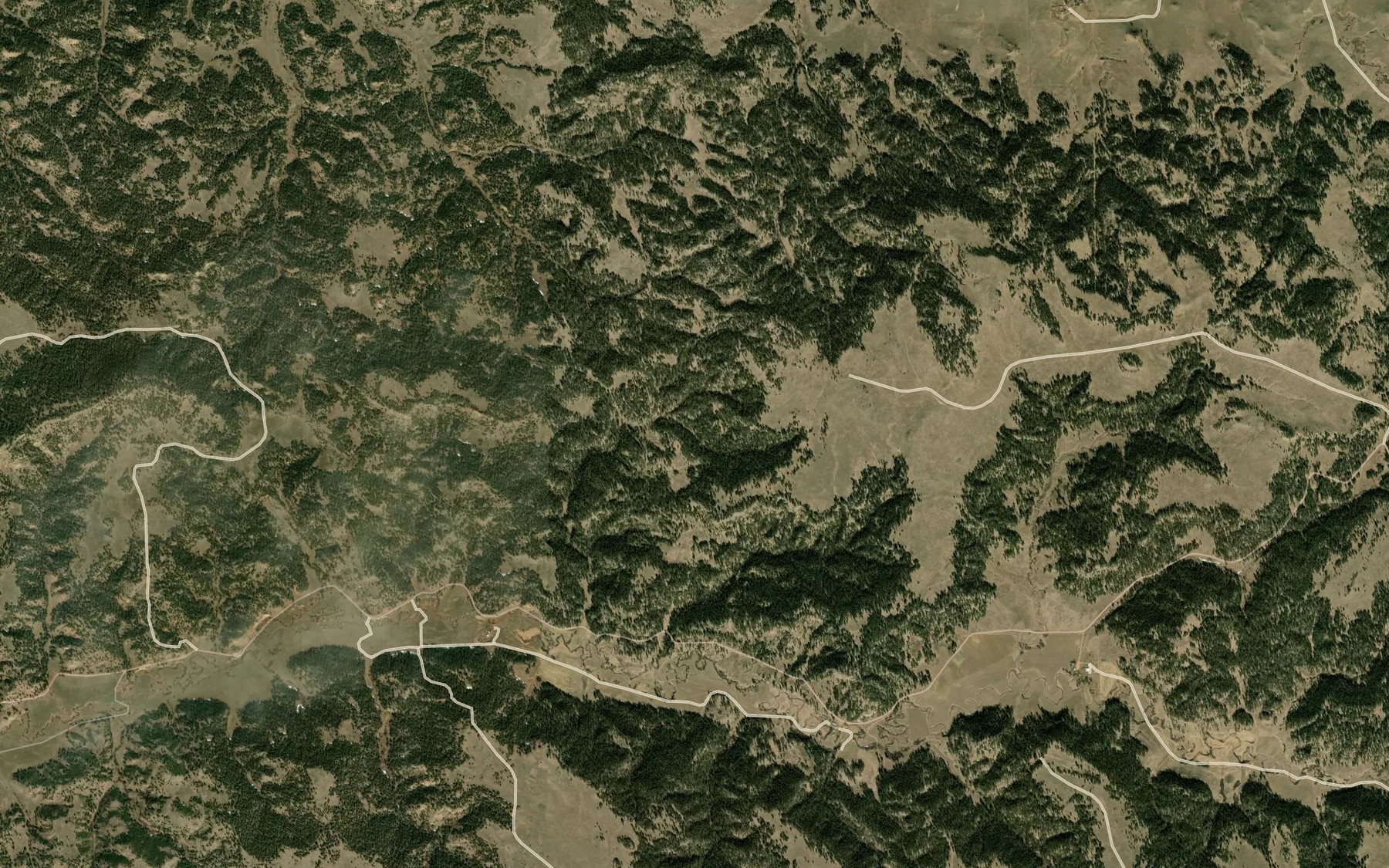 Satellite map of the Dead Horse Spring