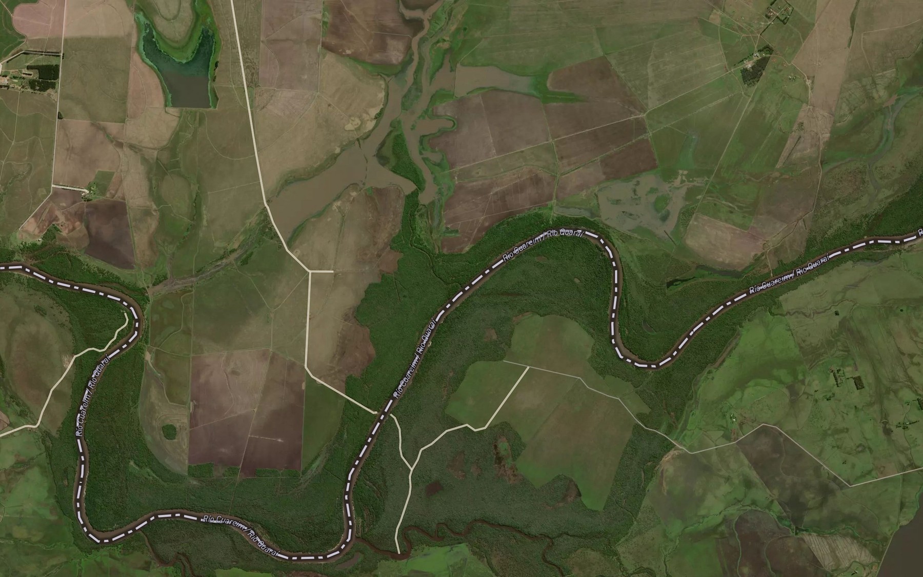 Satellite map of the Sanga do Salso