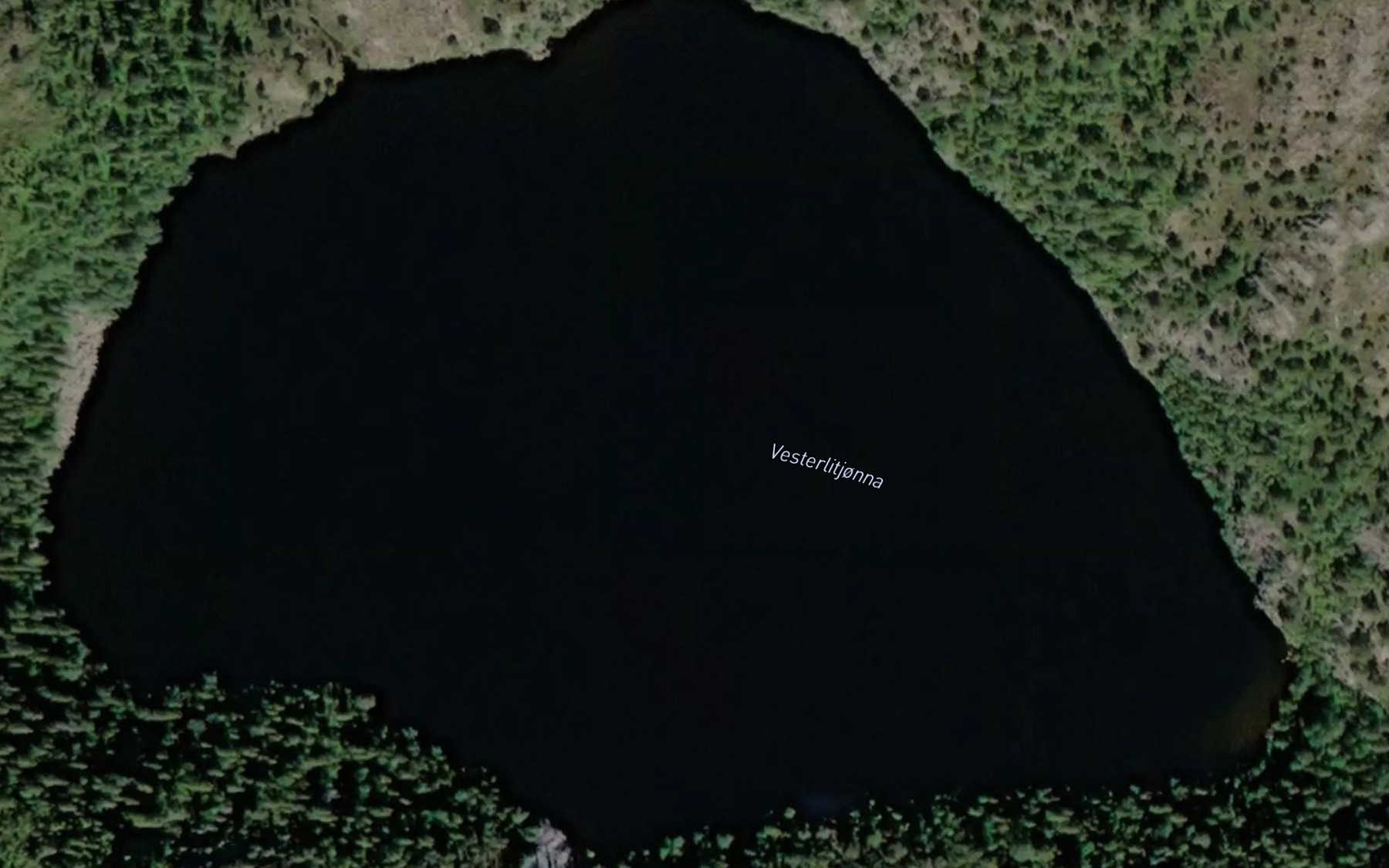 Satellite map of the Vesterlitjonna