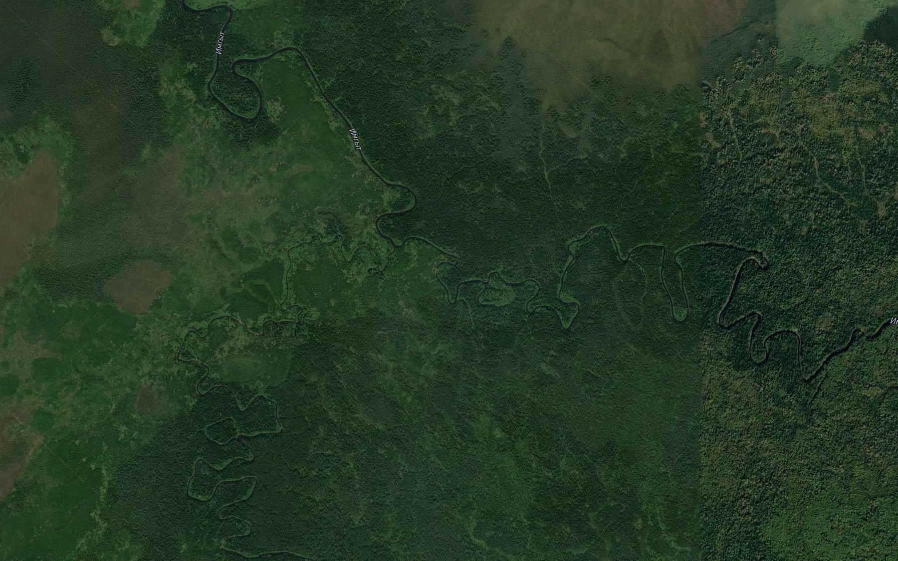Satellite map of the Tepsha