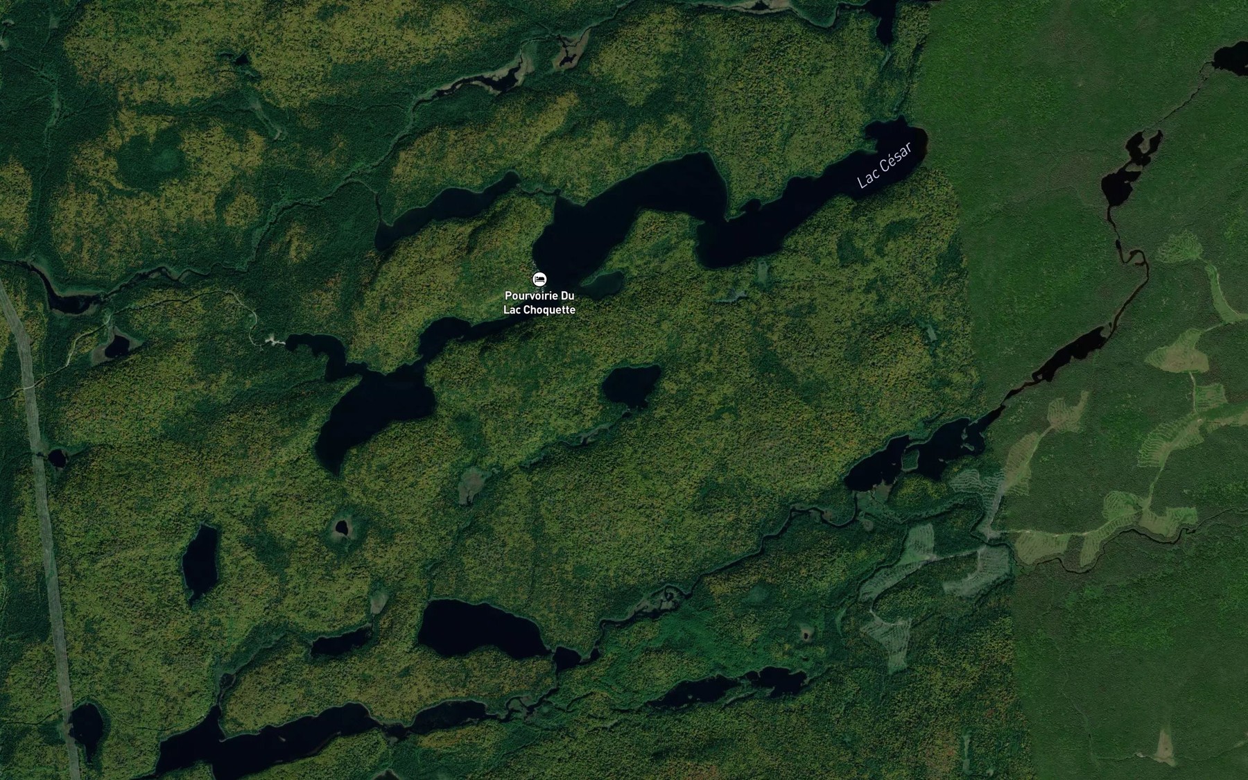 Satellite map of the Lac Anita