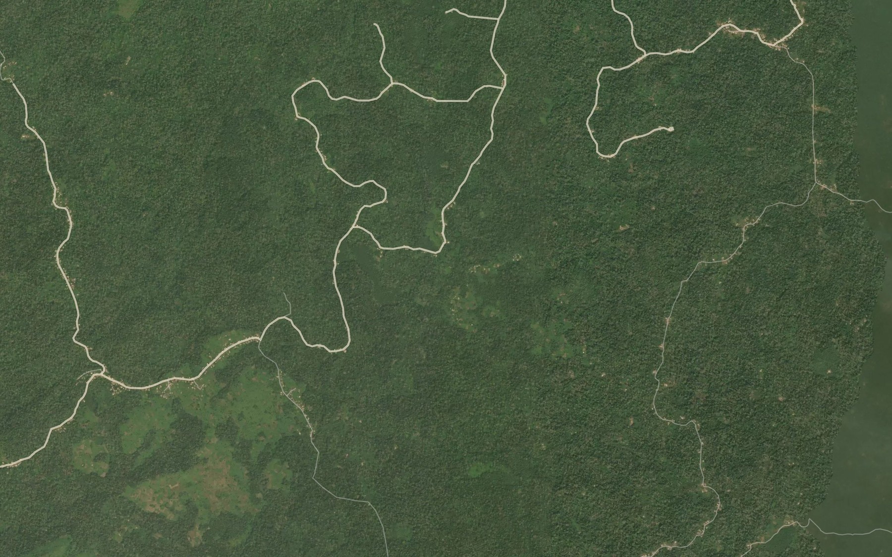 Satellite map of the Ounoumou