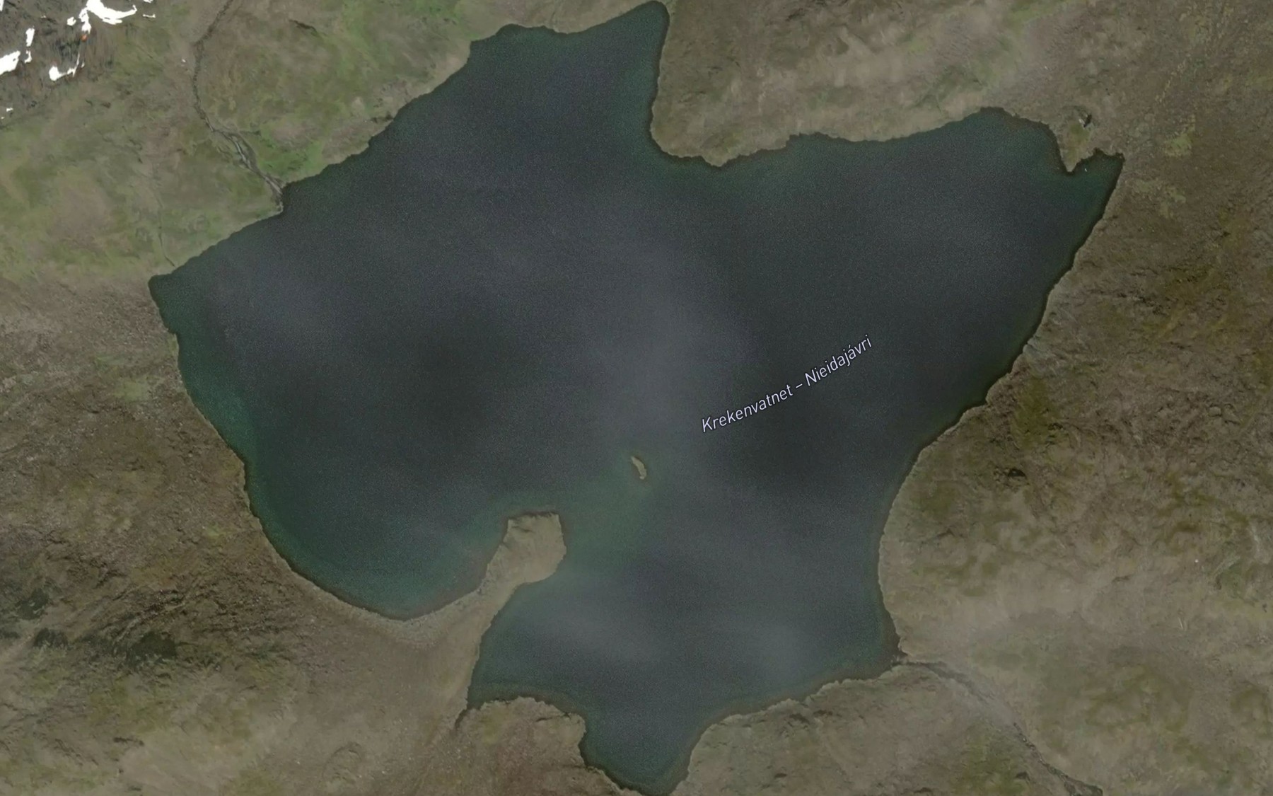 Satellite map of the Nieidajavri