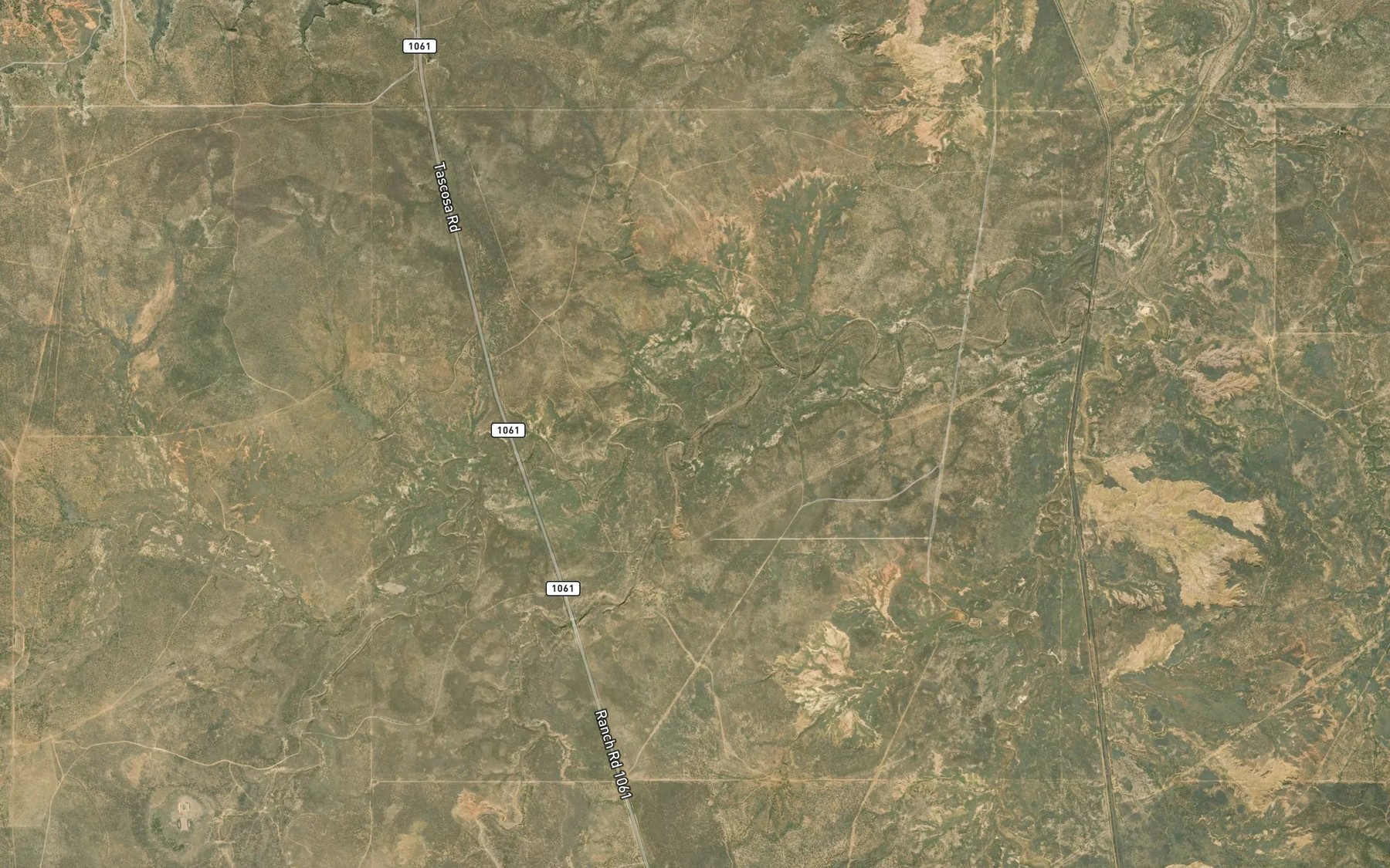 Satellite map of the Pedrosa Creek