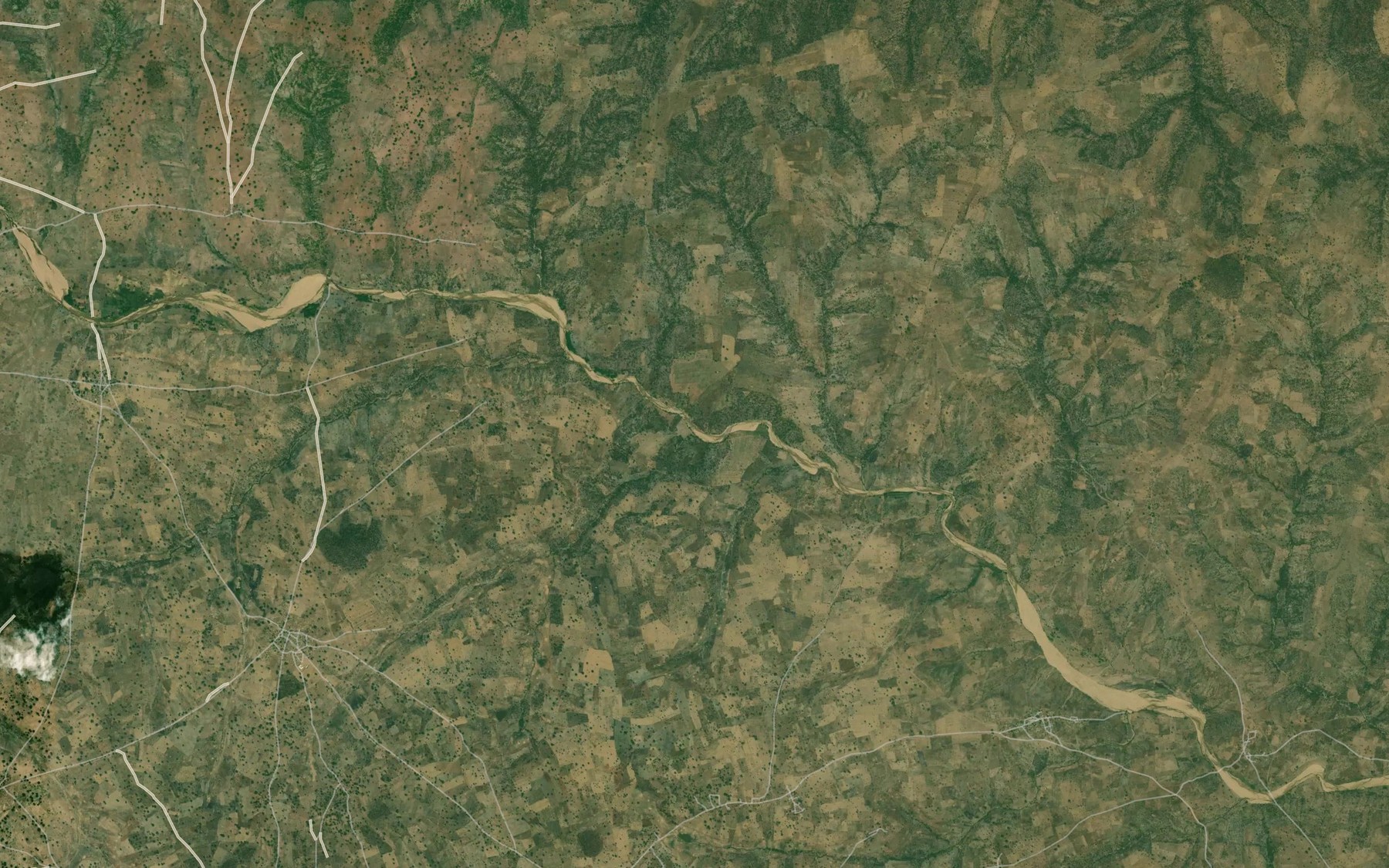 Satellite map of the RiverDelan