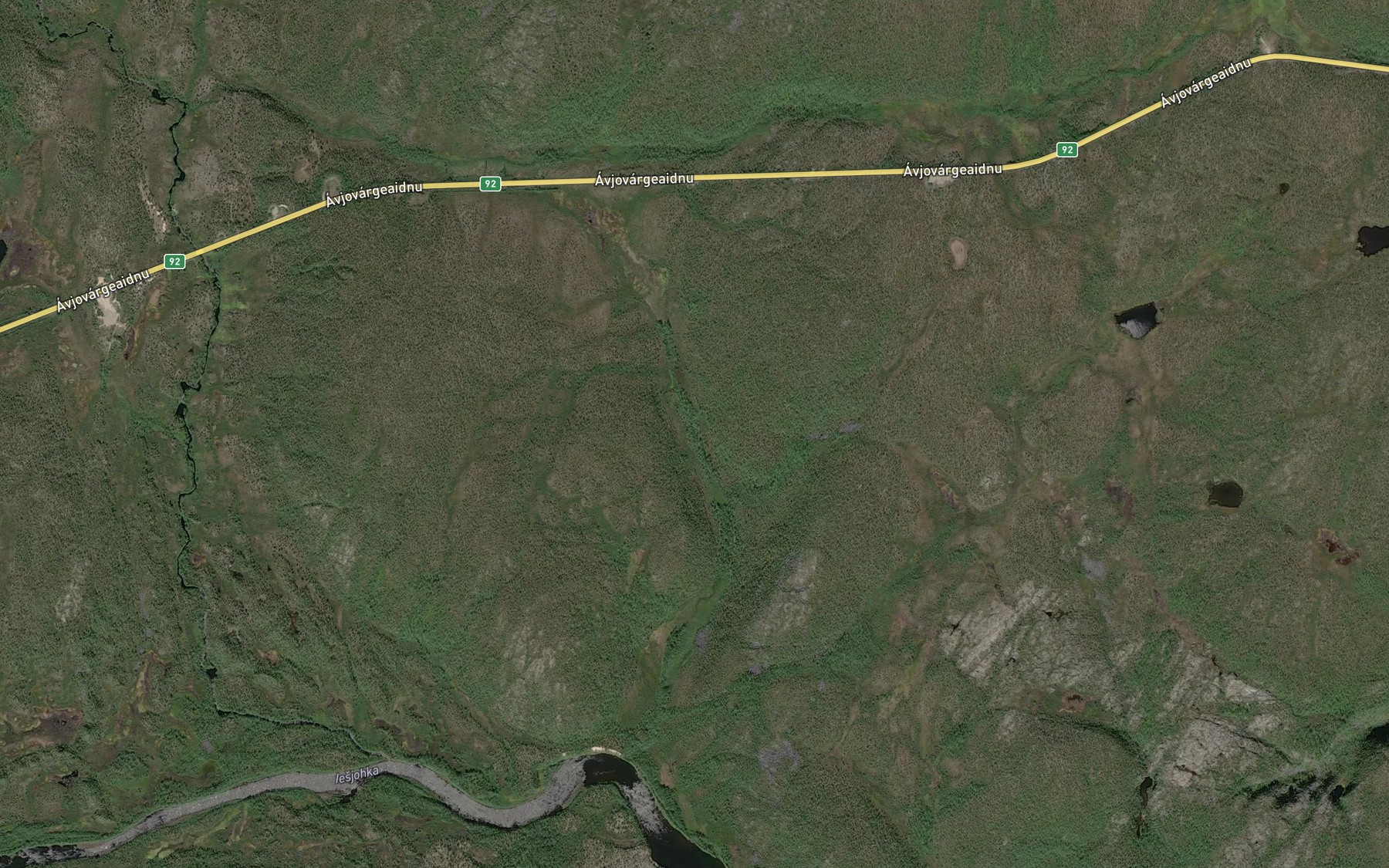 Satellite map of the Issatavnnejogas