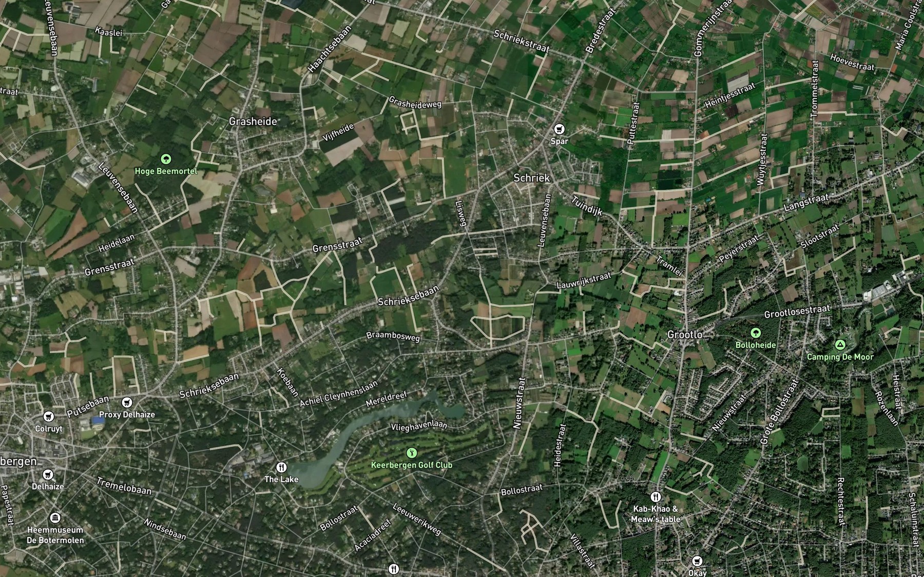 Satellite map of the Raambeek