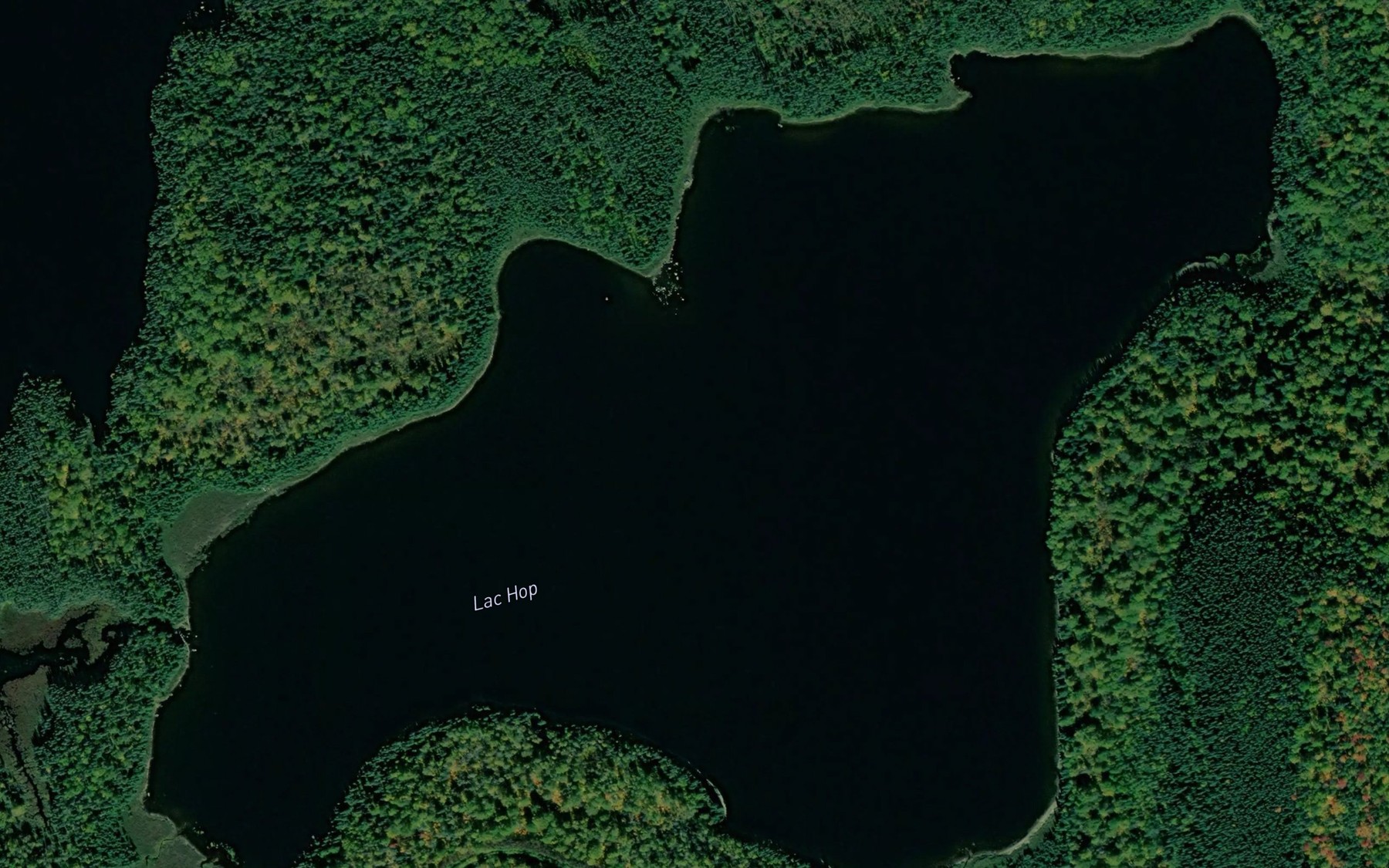 Satellite map of the Lac Hop