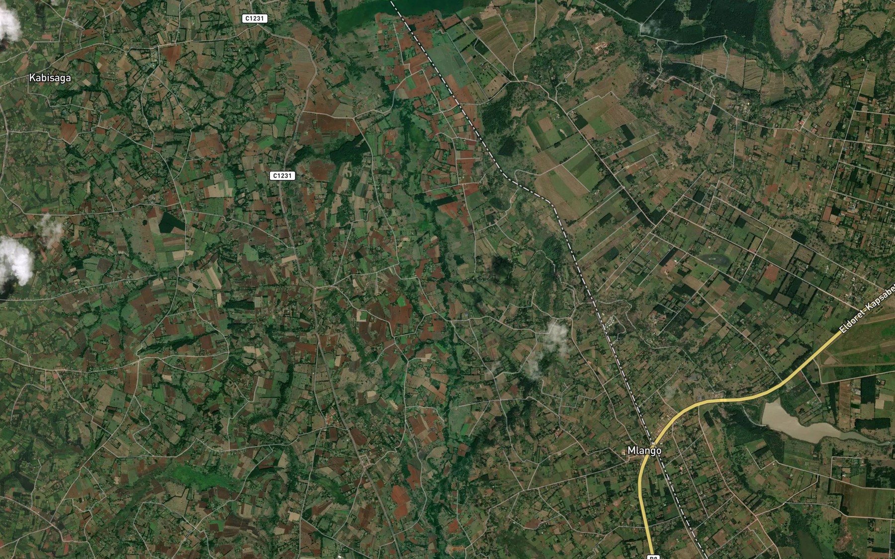 Satellite map of the Olare Onyokle