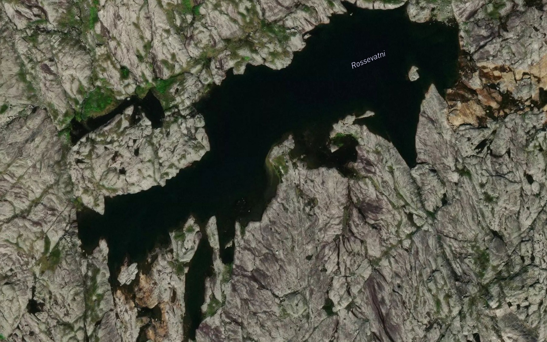 Satellite map of the Rossevatni