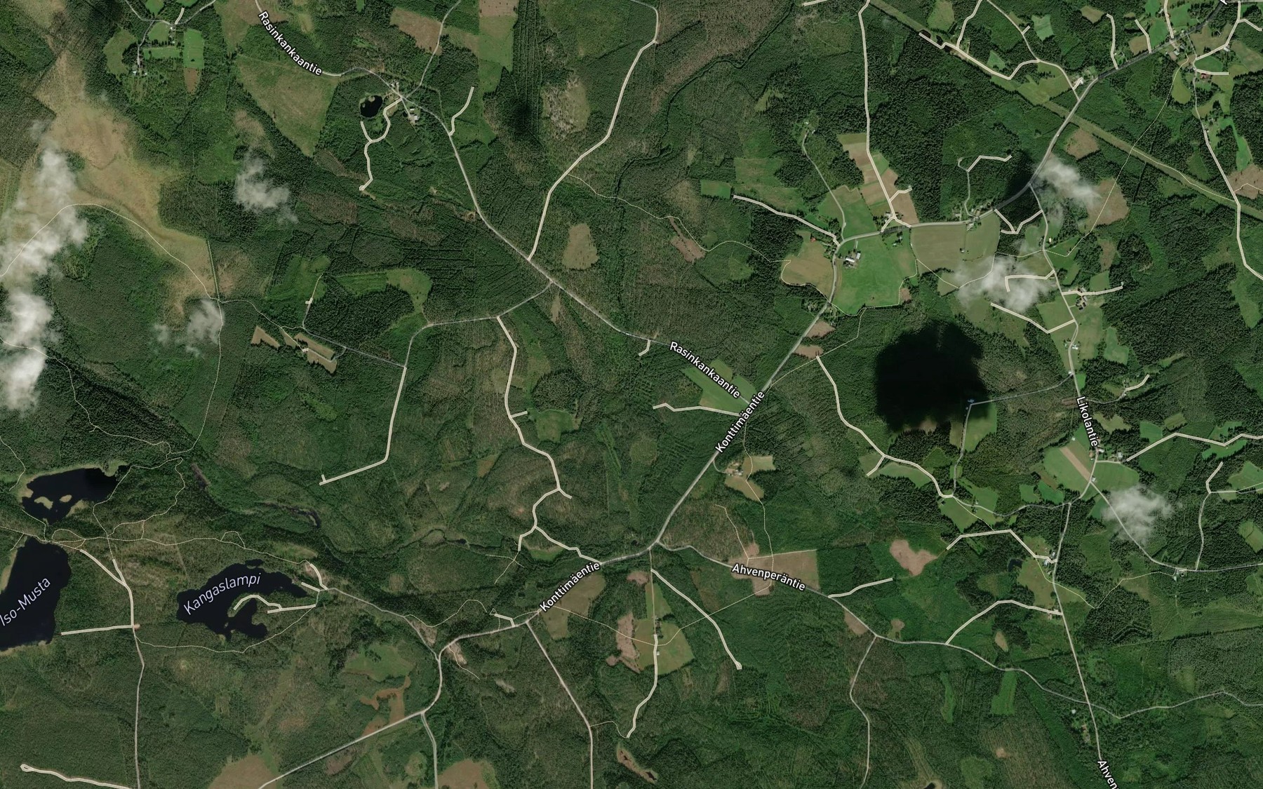 Satellite map of the Kissapuro