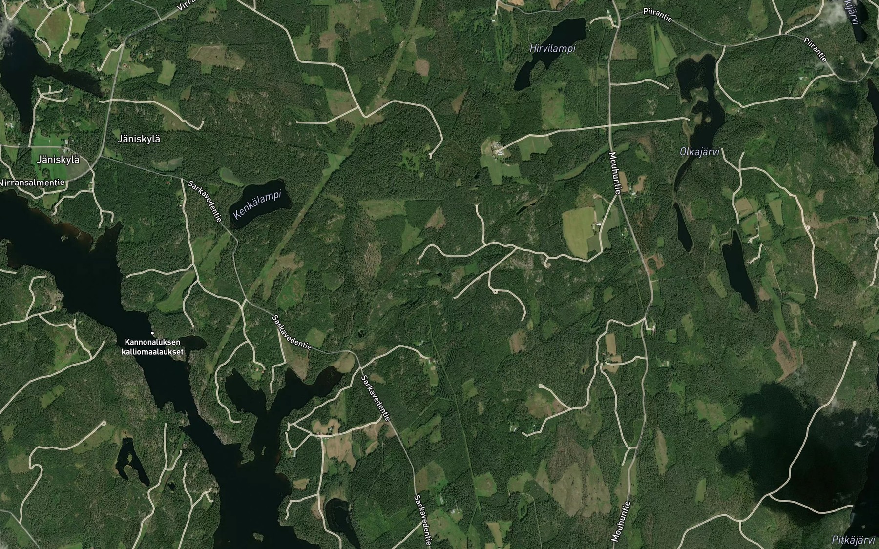 Satellite map of the Paskolampi