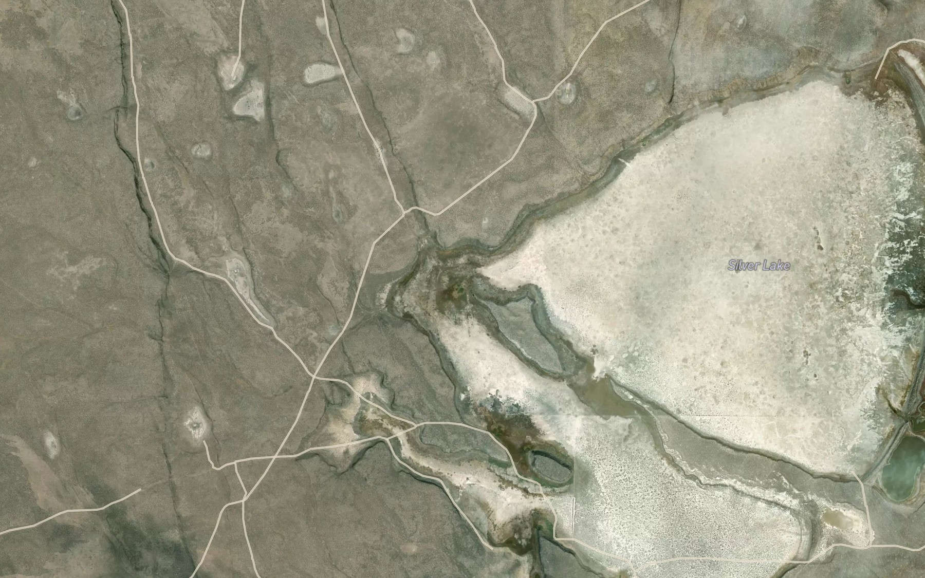Satellite map of the Crane Spring