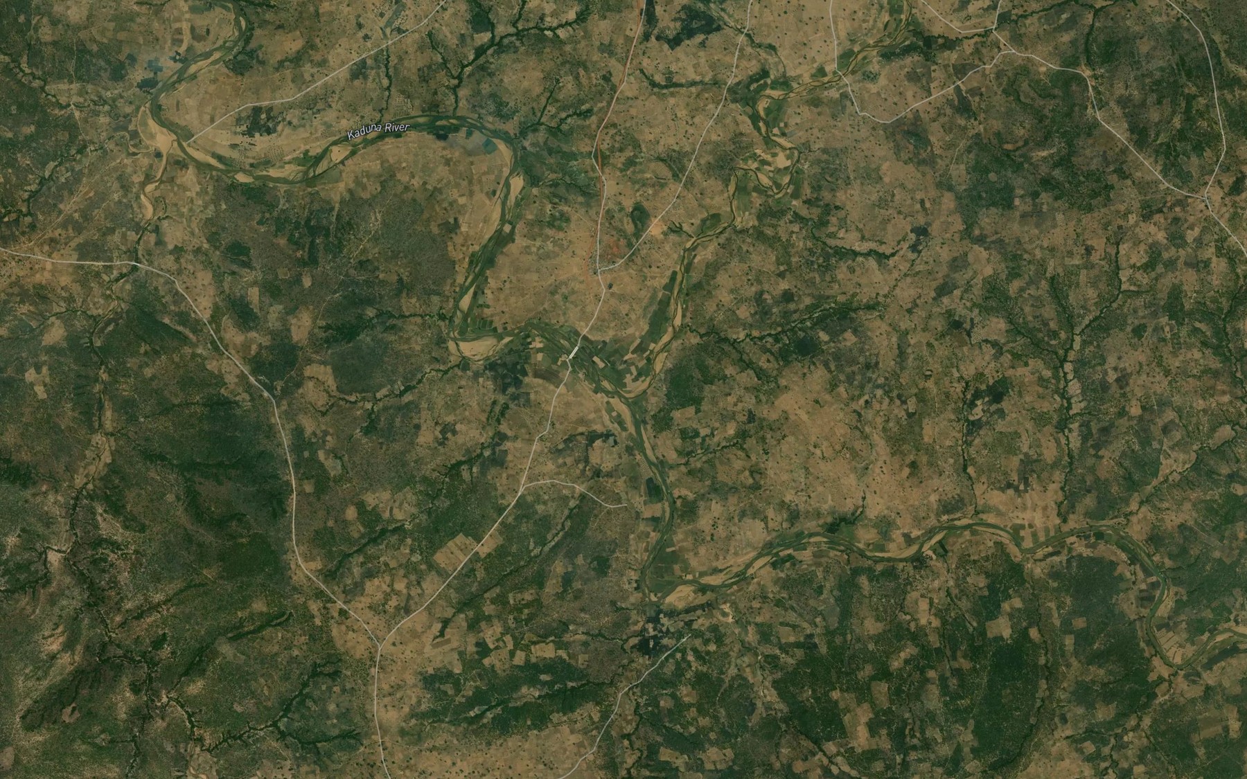 Satellite map of the River Kuri