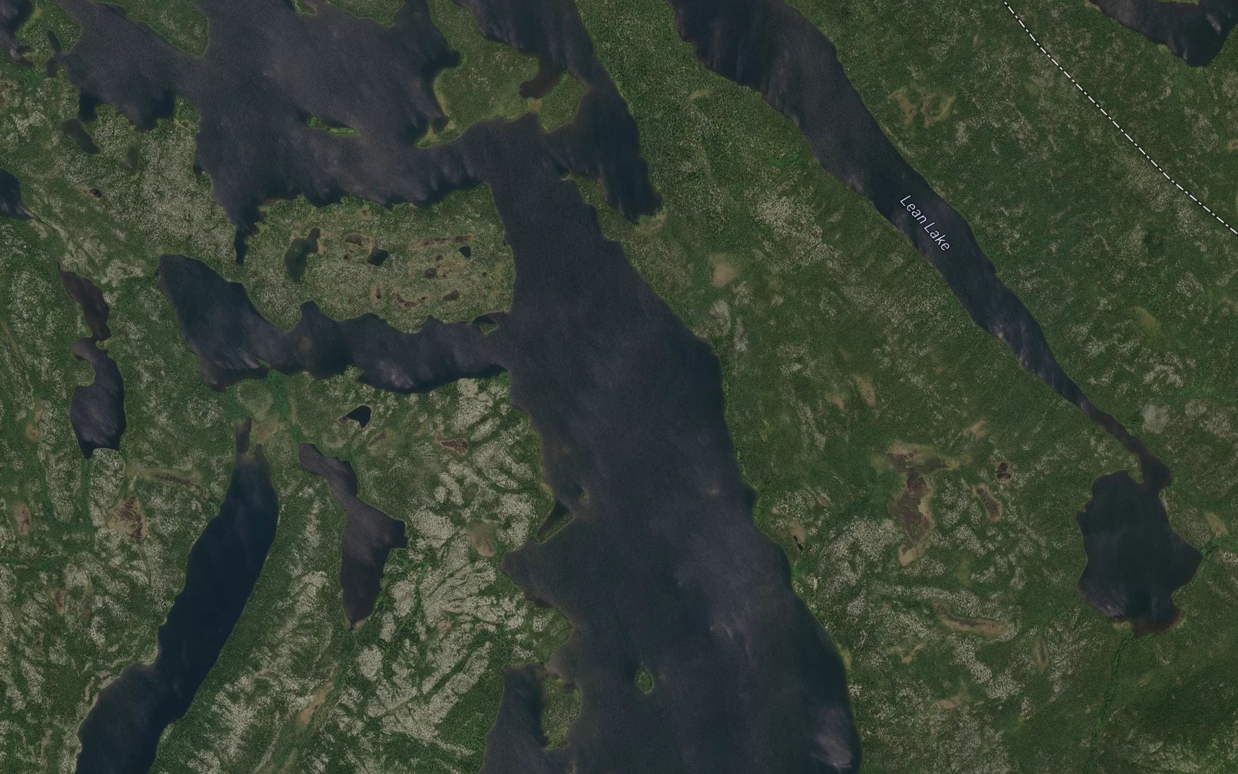 Satellite map of the Lac Marion