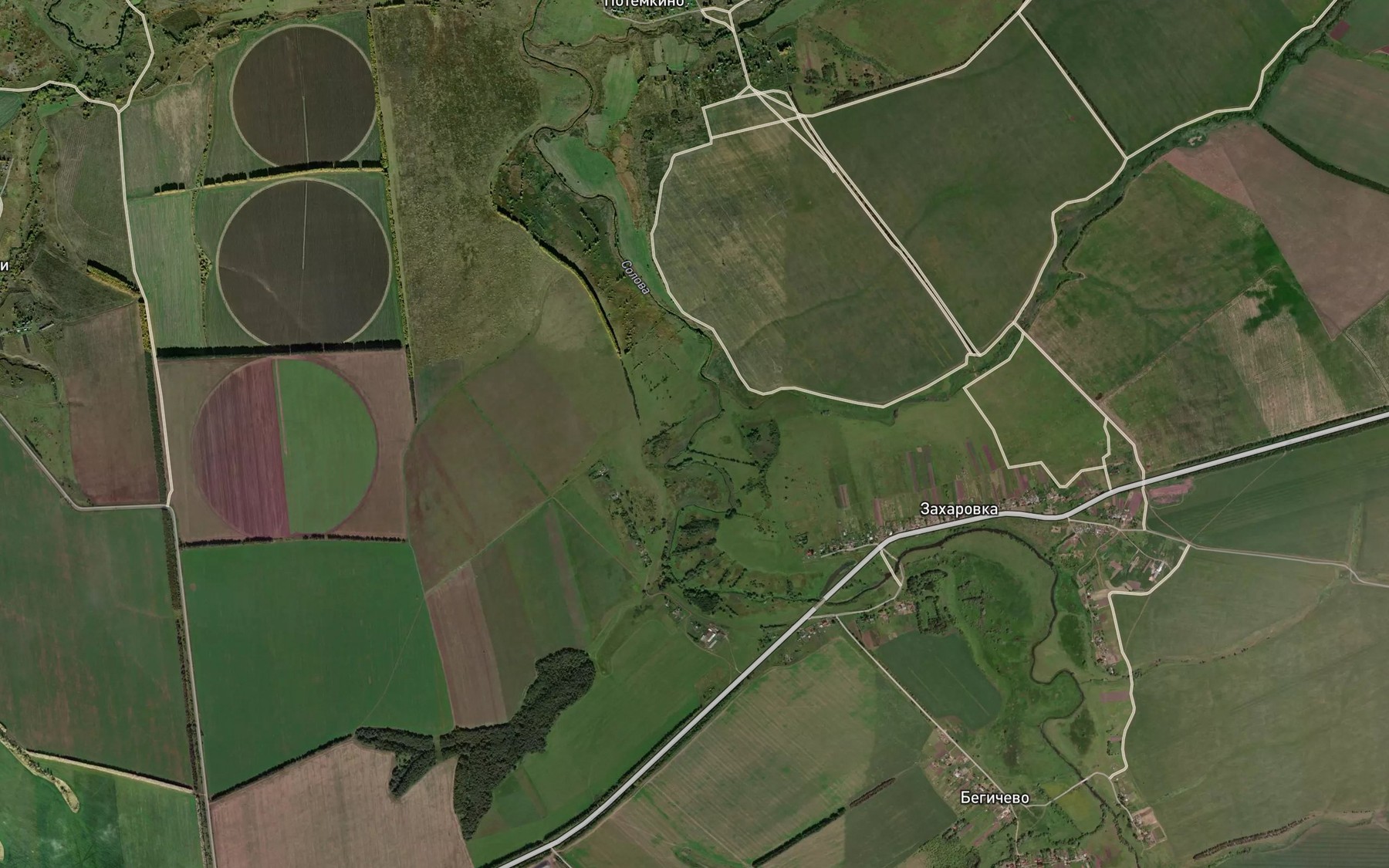 Satellite map of the Trosnyanka