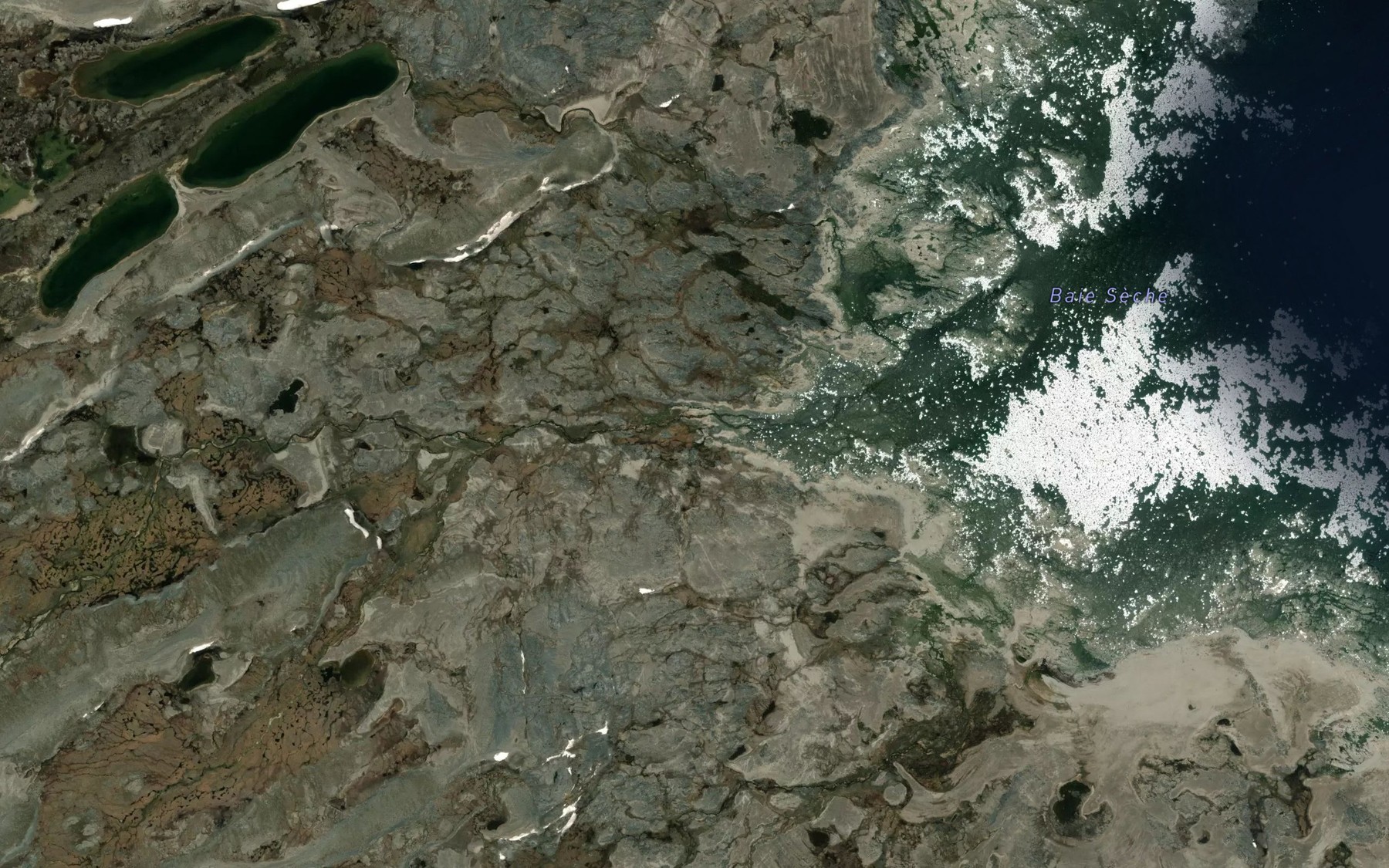 Satellite map of the Riviere Qarsutuurusiq