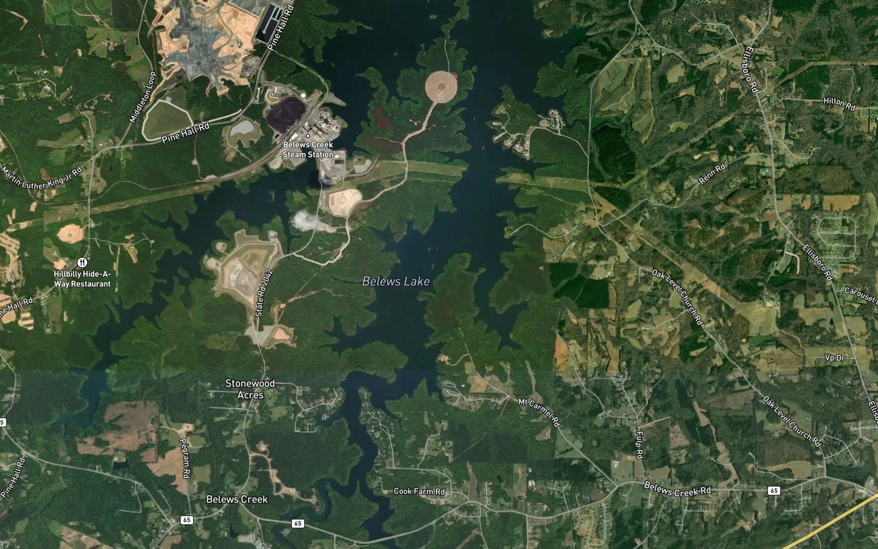 Satellite map of the Spot 8
