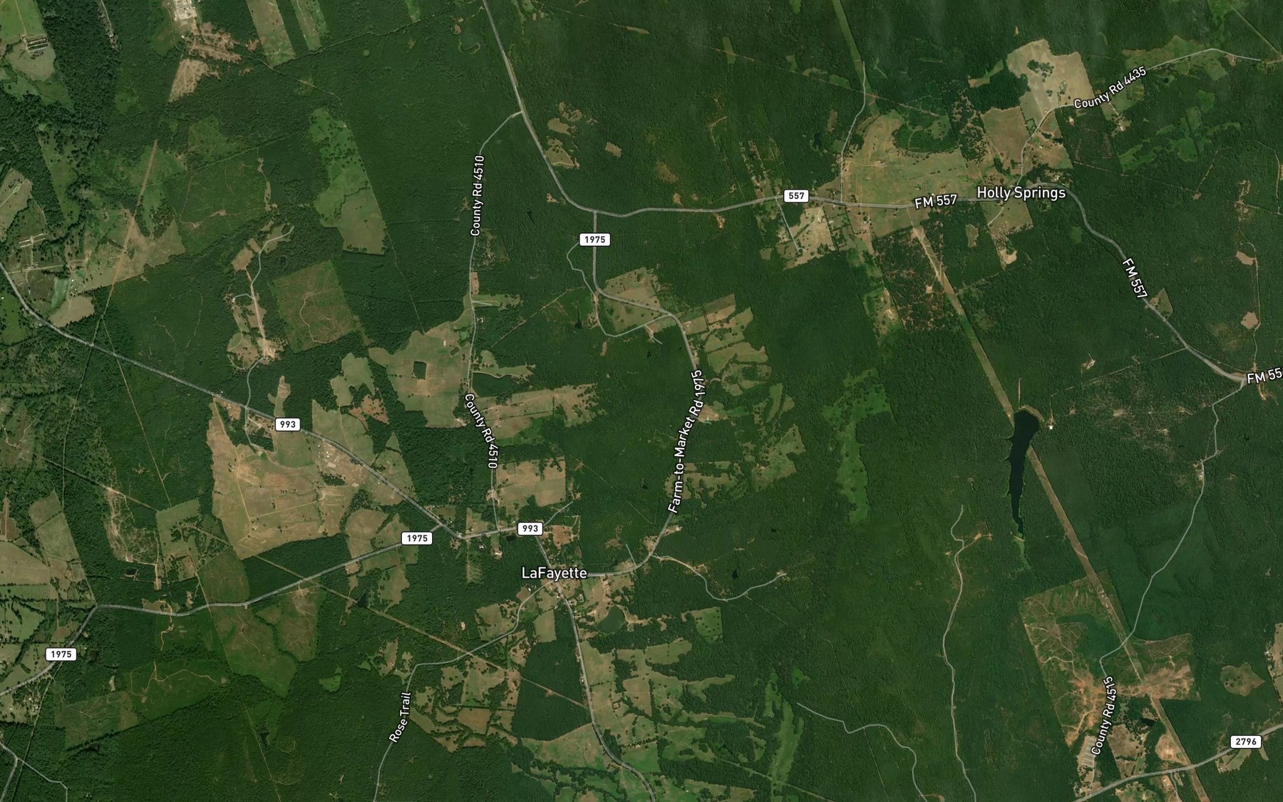 Satellite map of the Stoker Branch