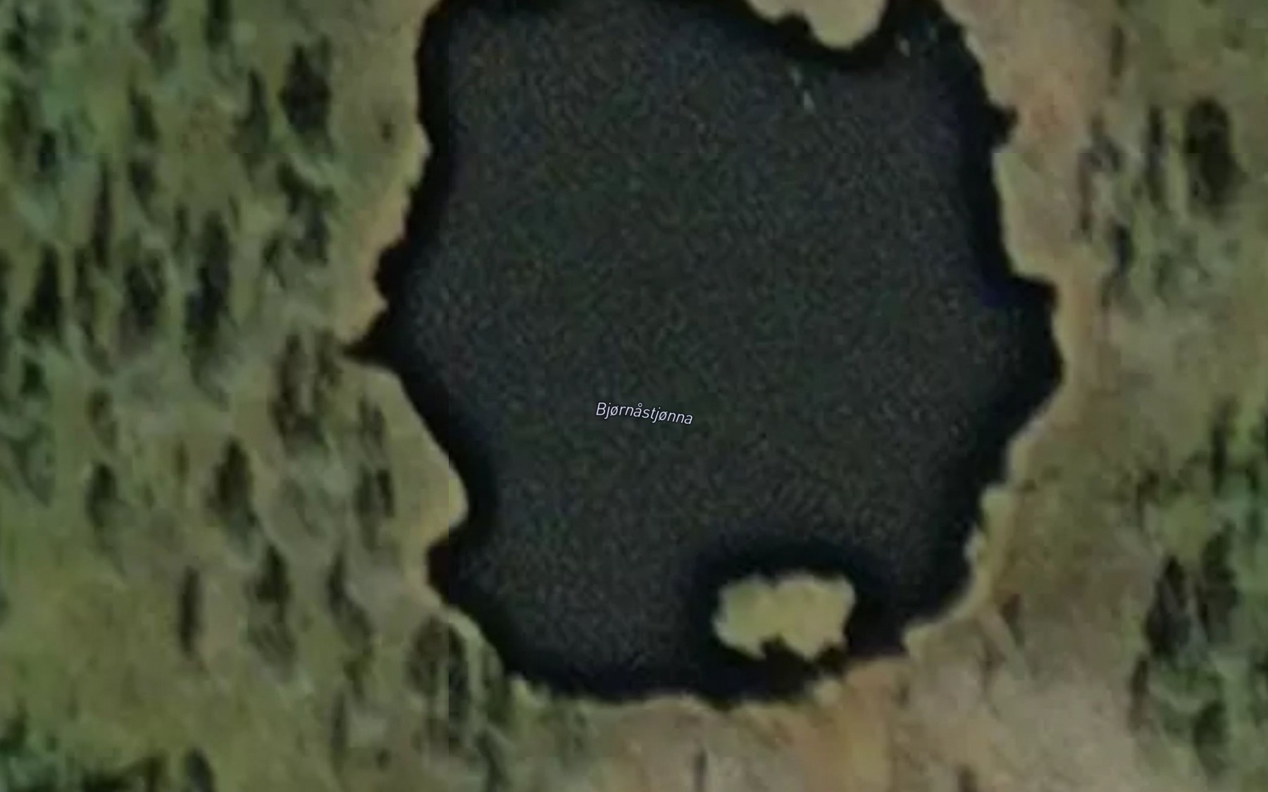 Satellite map of the Bjornastjonna