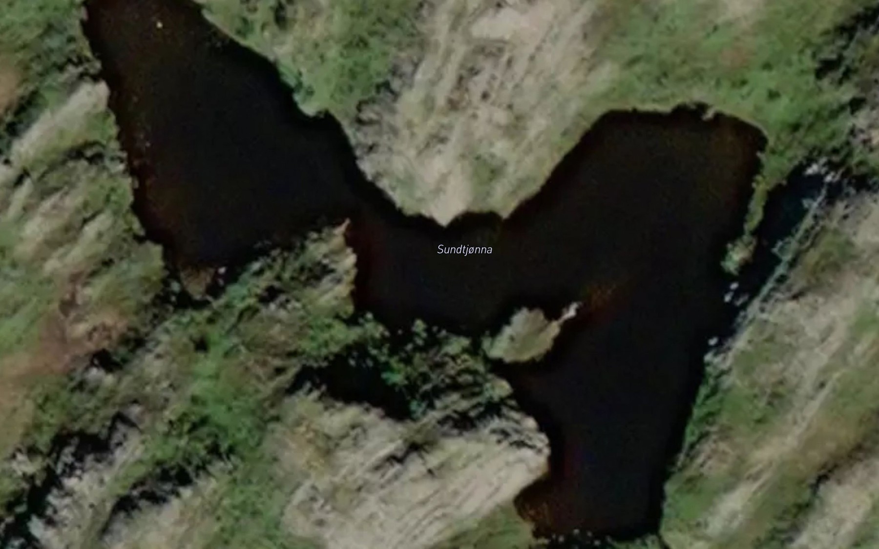 Satellite map of the Sundtjorna