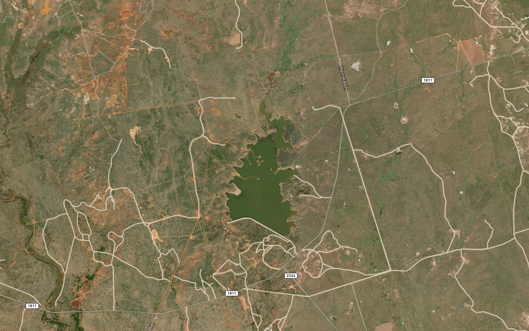 Satellite map of the Lake Electra