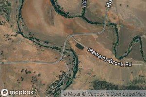 Satellite map of the Stewarts Brook
