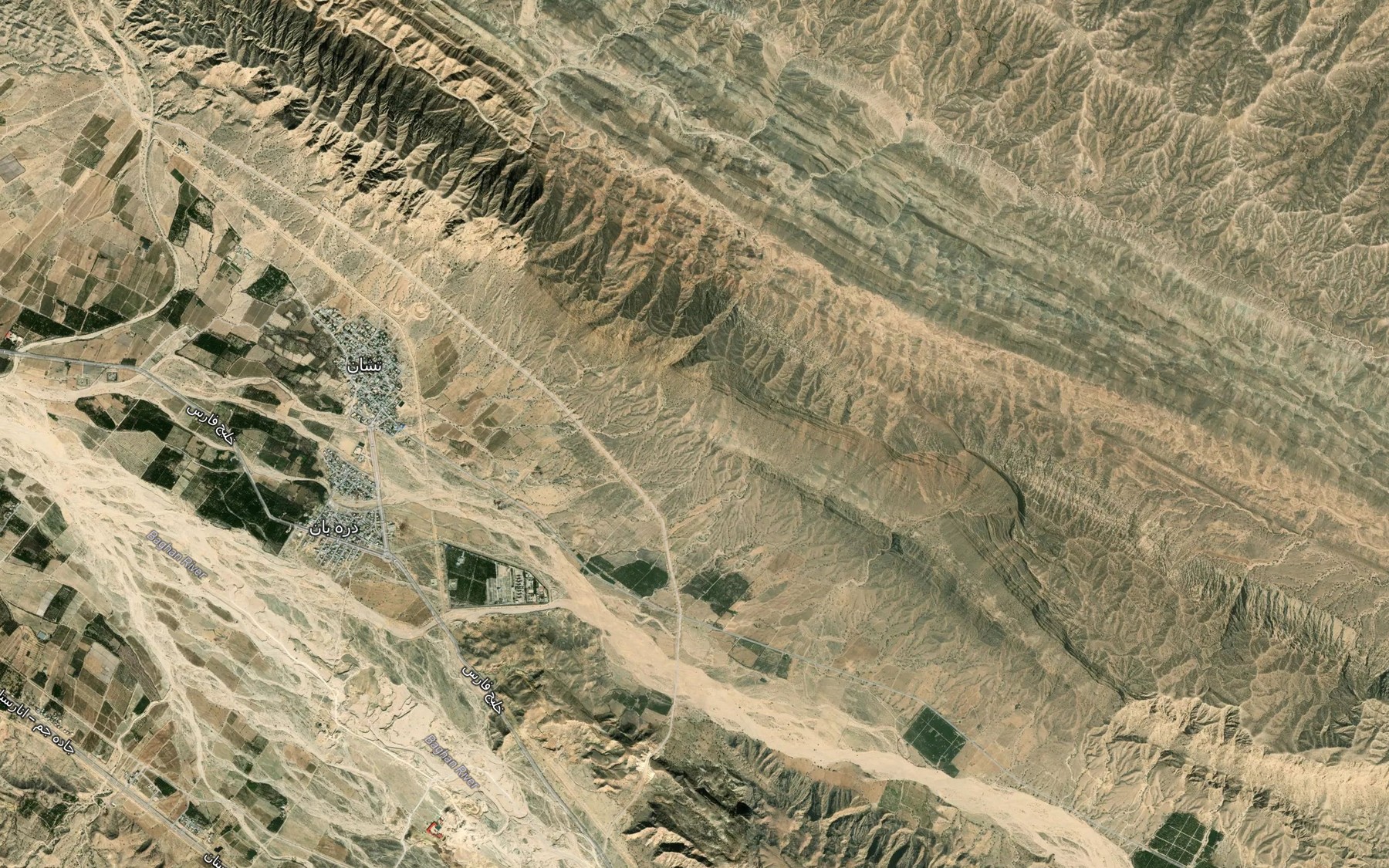 Satellite map of the Cheshmeh-ye `Ayshi
