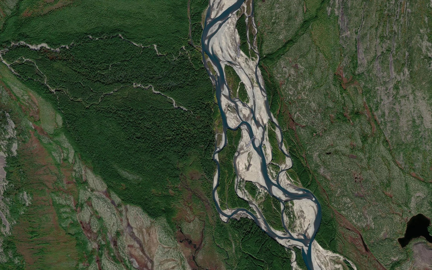 Satellite map of the Degel'kich