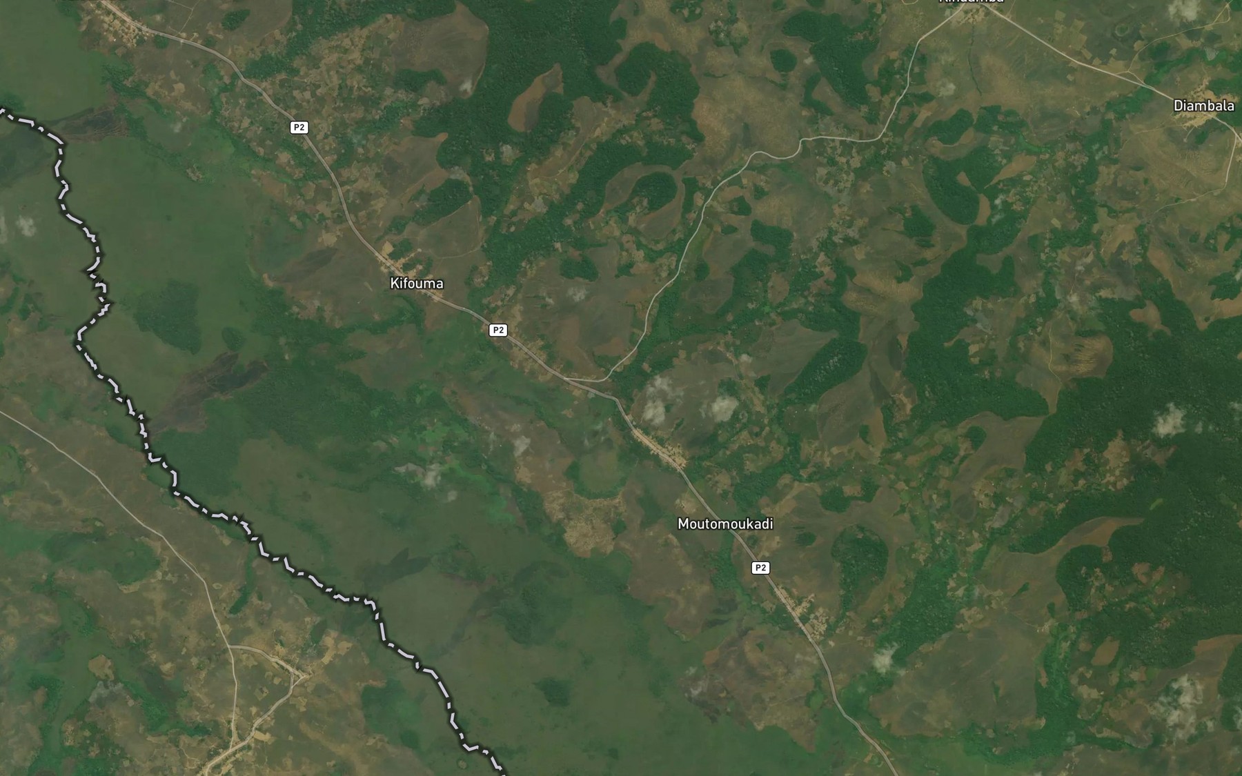 Satellite map of the Tadi