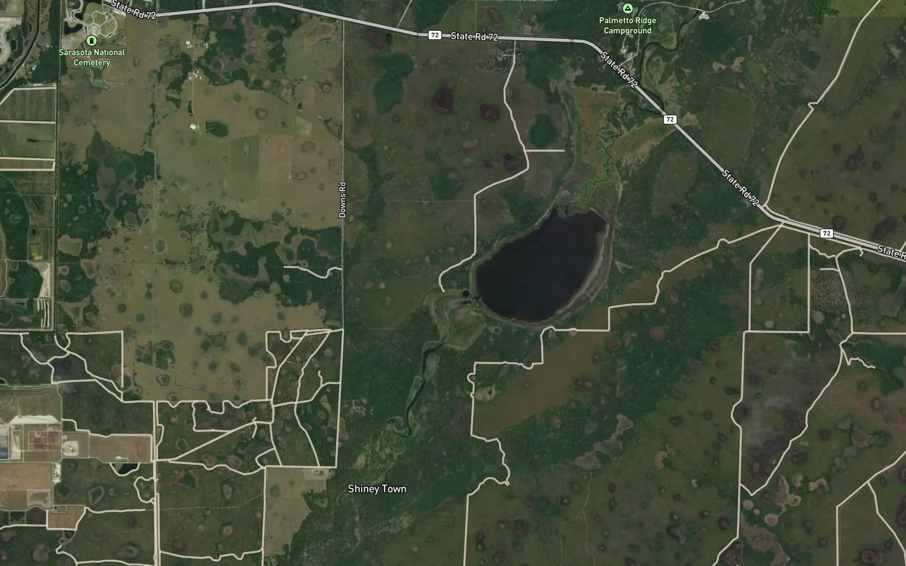 Satellite map of the Deep Hole