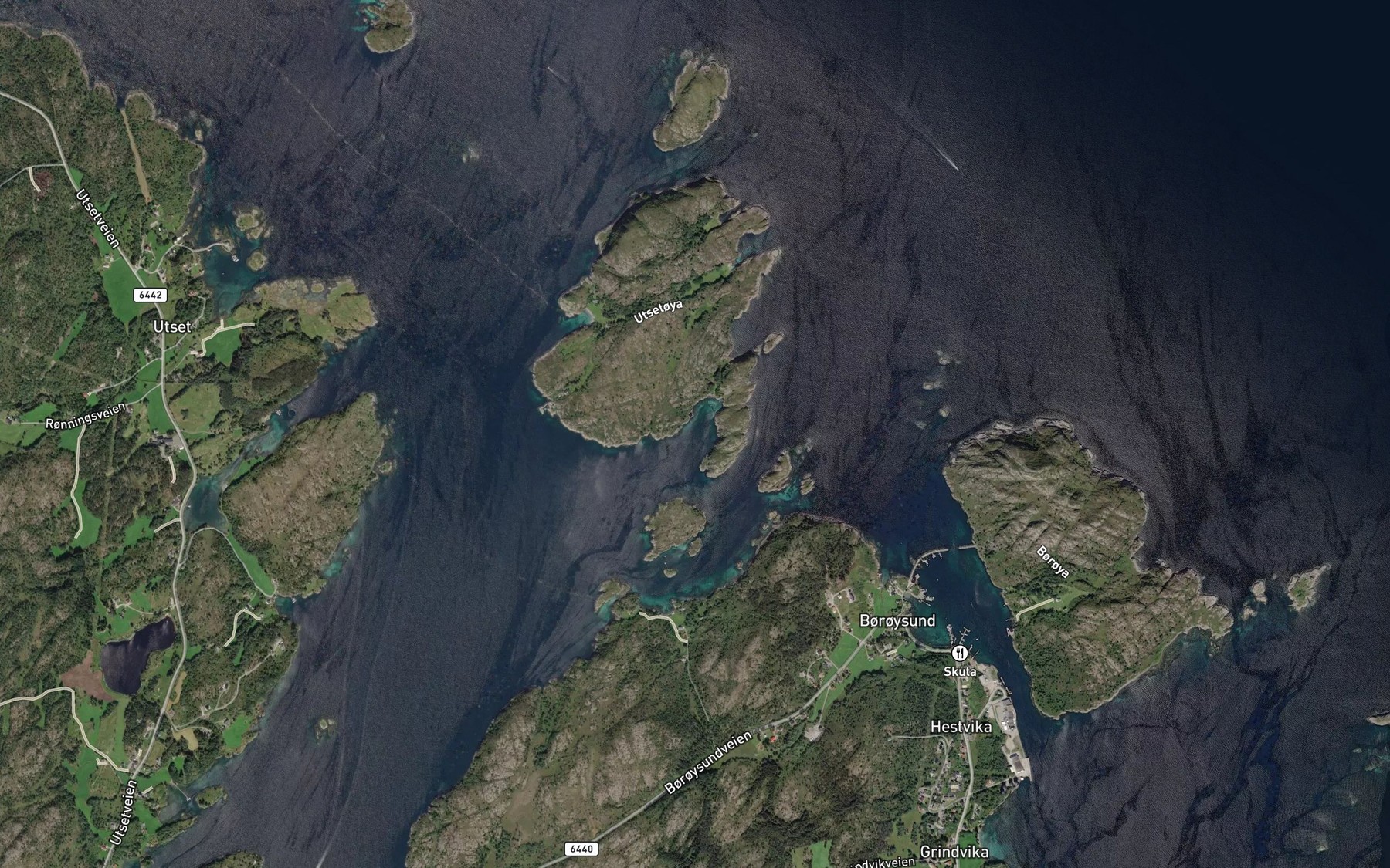 Satellite map of the Bugen