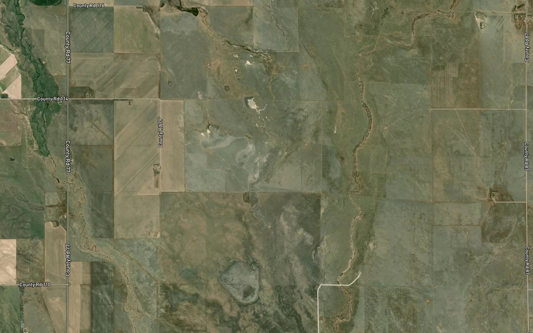 Satellite map of the Edward Madigan Erosion Control Reservoir Number 1