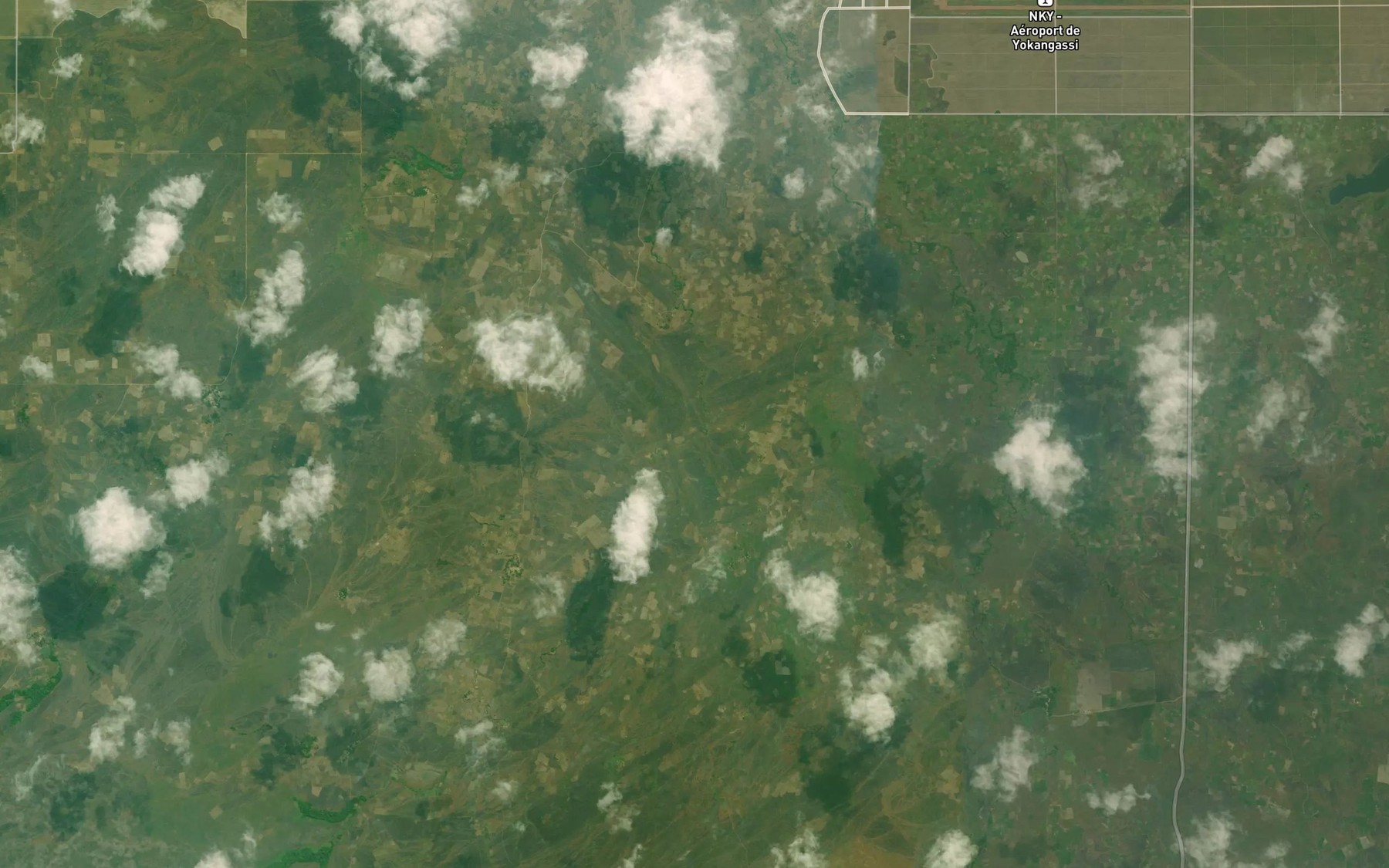 Satellite map of the Kitini