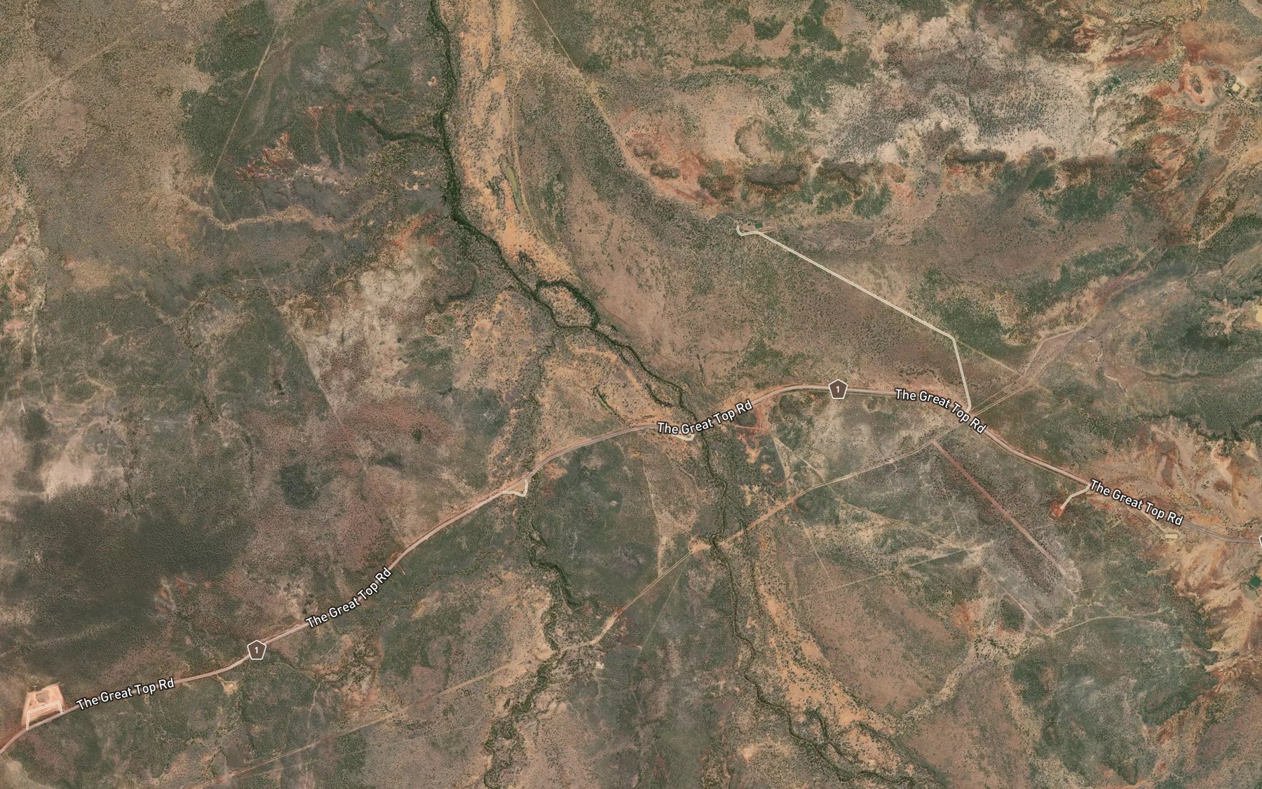 Satellite map of the M Lagoon