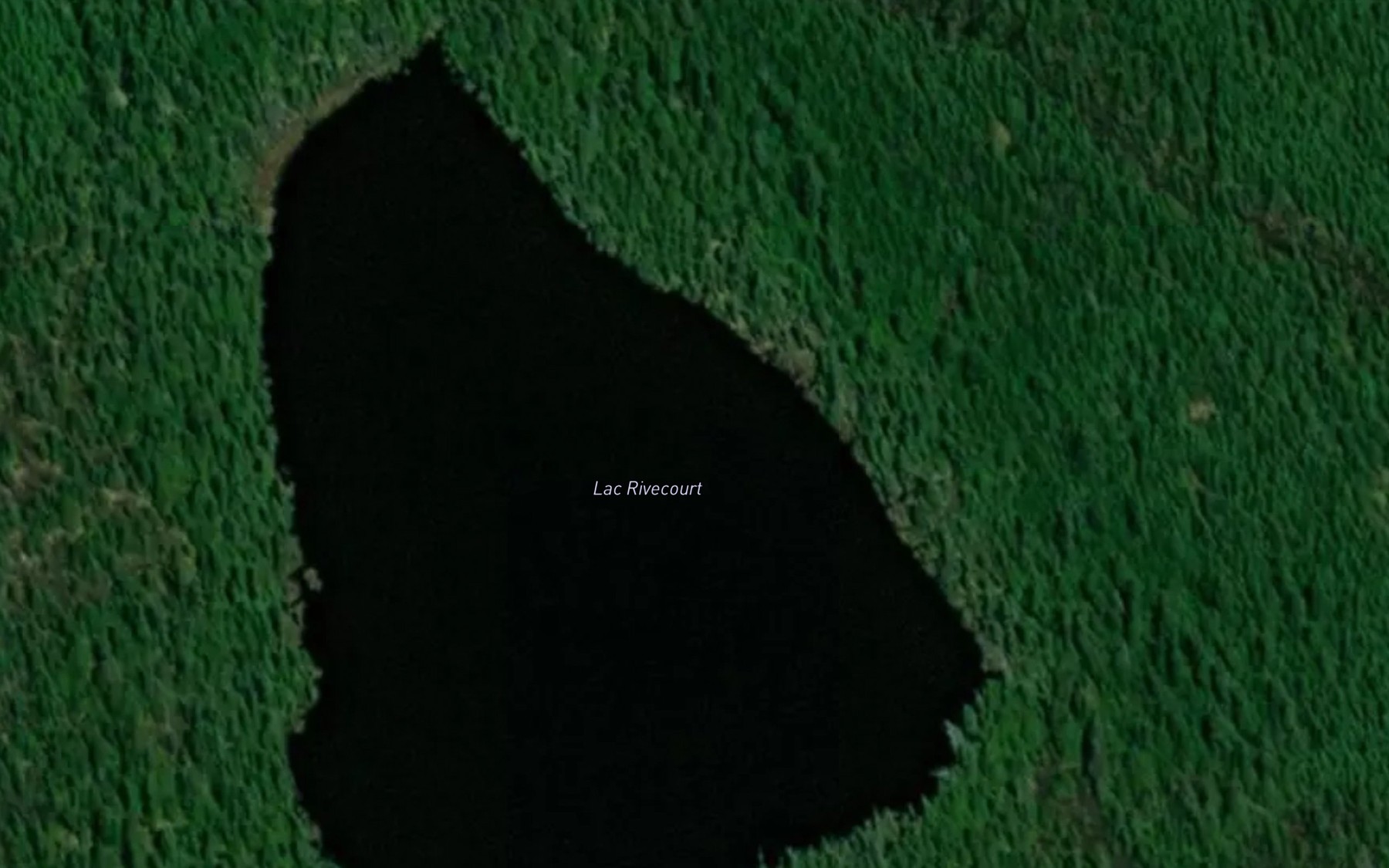 Satellite map of the Lac Rivecourt