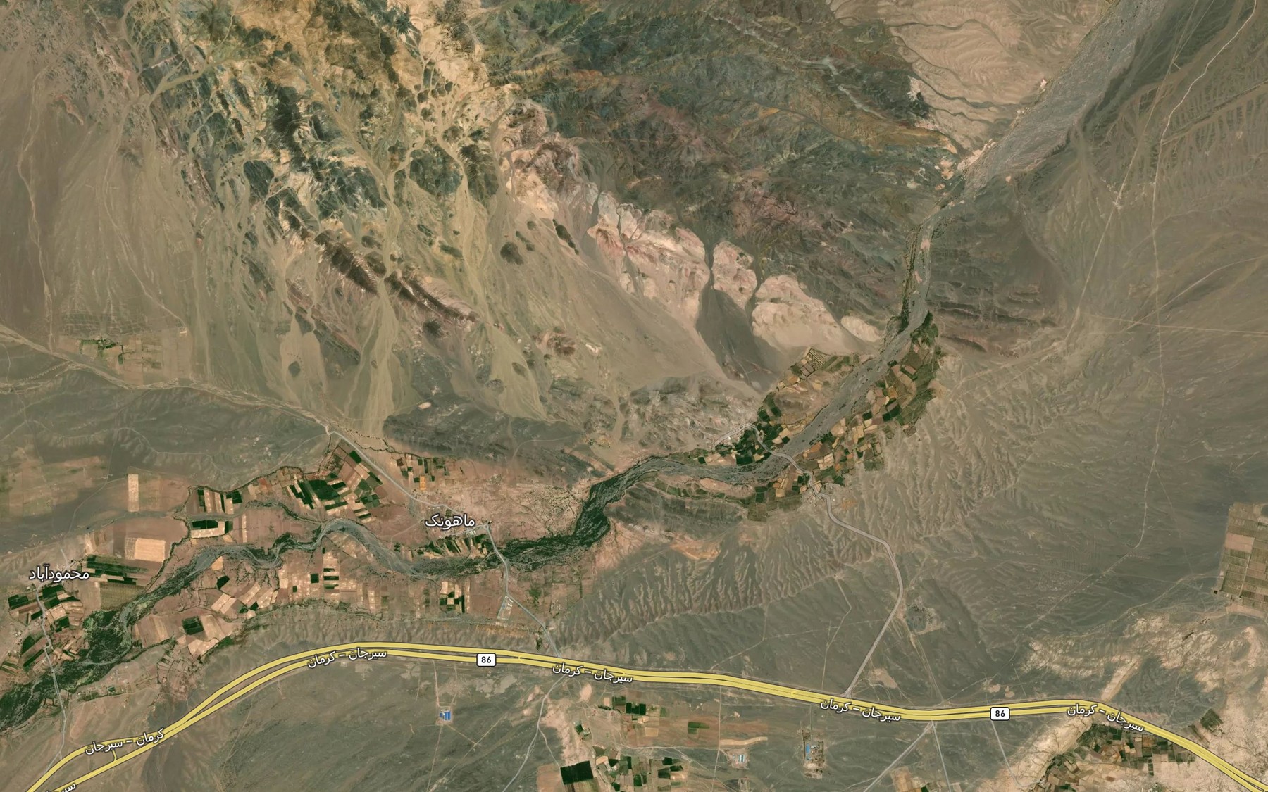 Satellite map of the Rukdhaneh-ye Mohnim