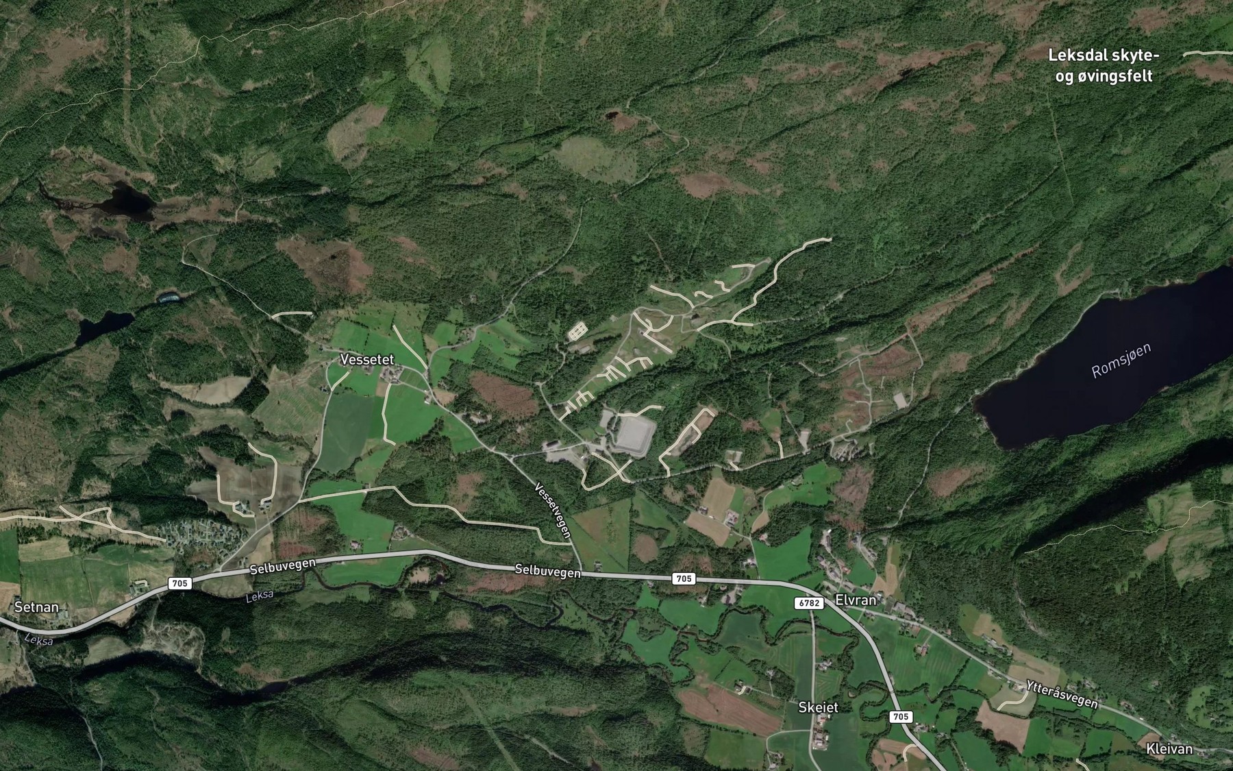 Satellite map of the Sigertmobekken