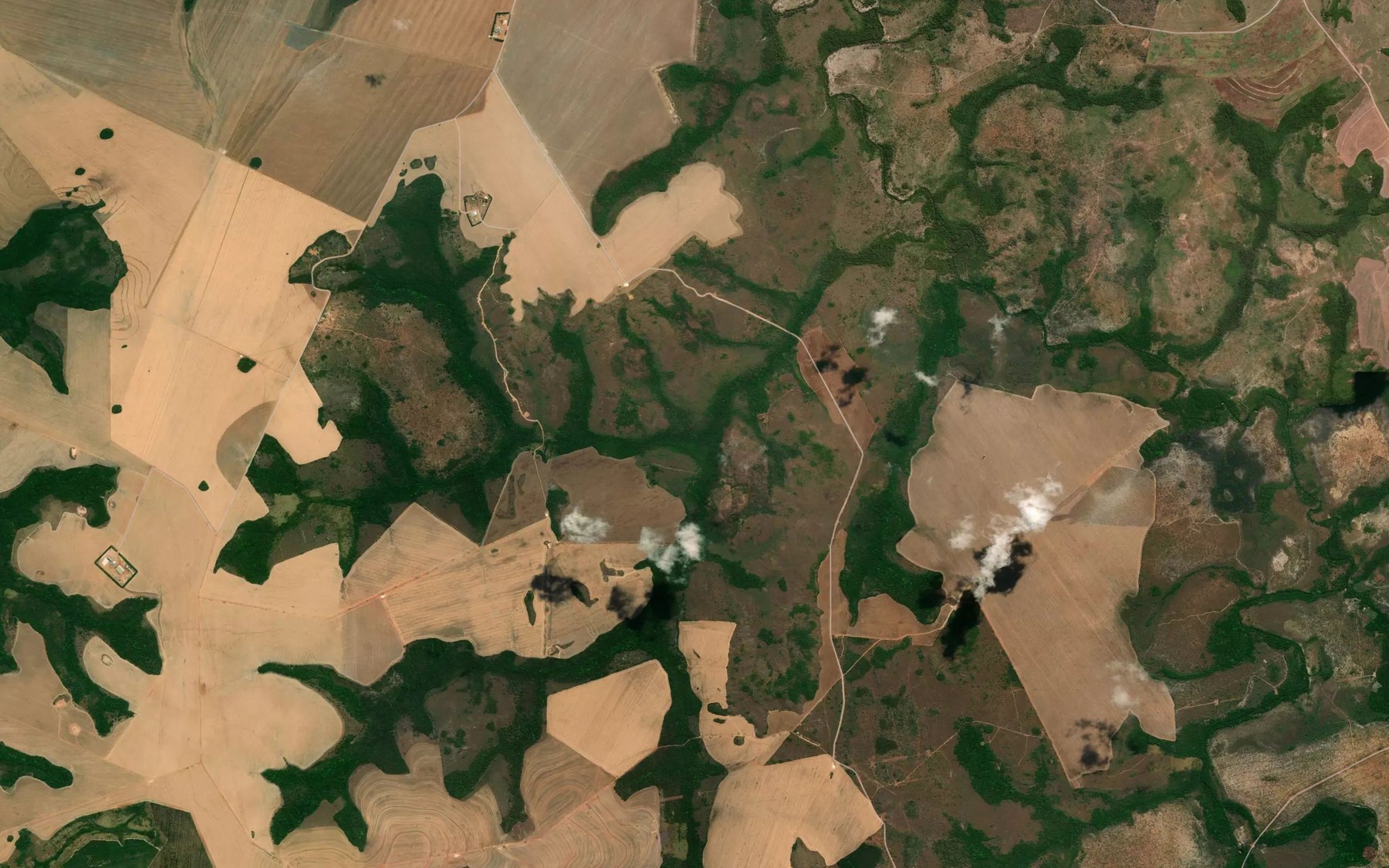 Satellite map of the Corrego Matinha