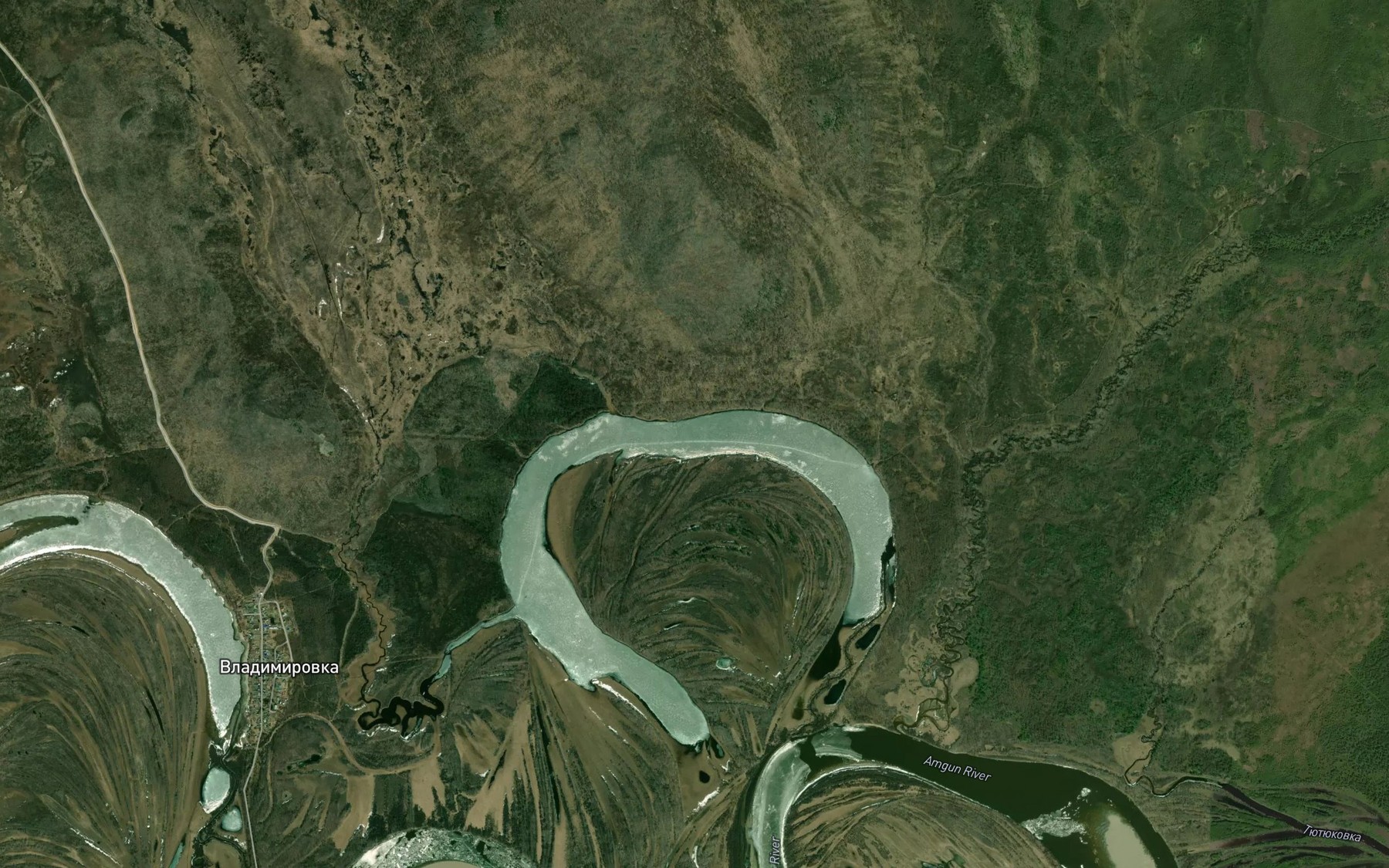 Satellite map of the Ozero Sedel'nikovo