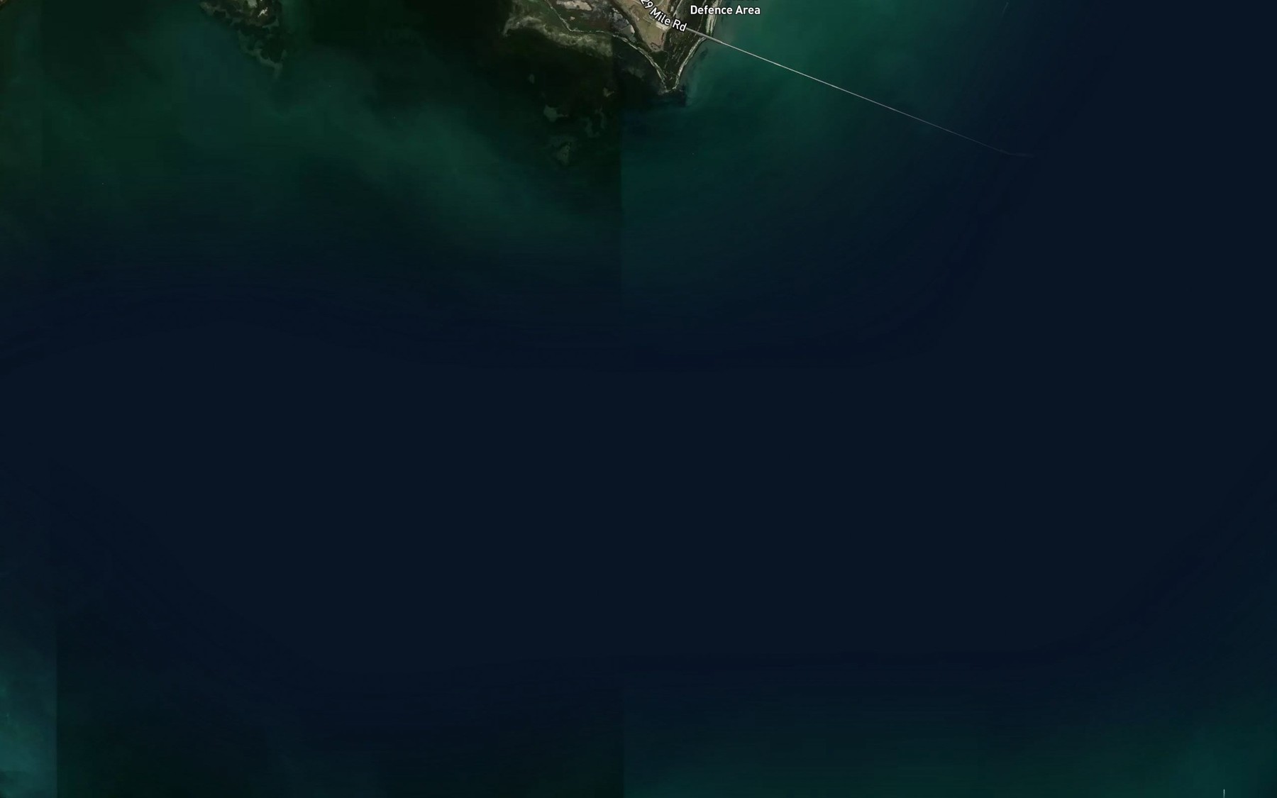 Satellite map of the Wilson Spit