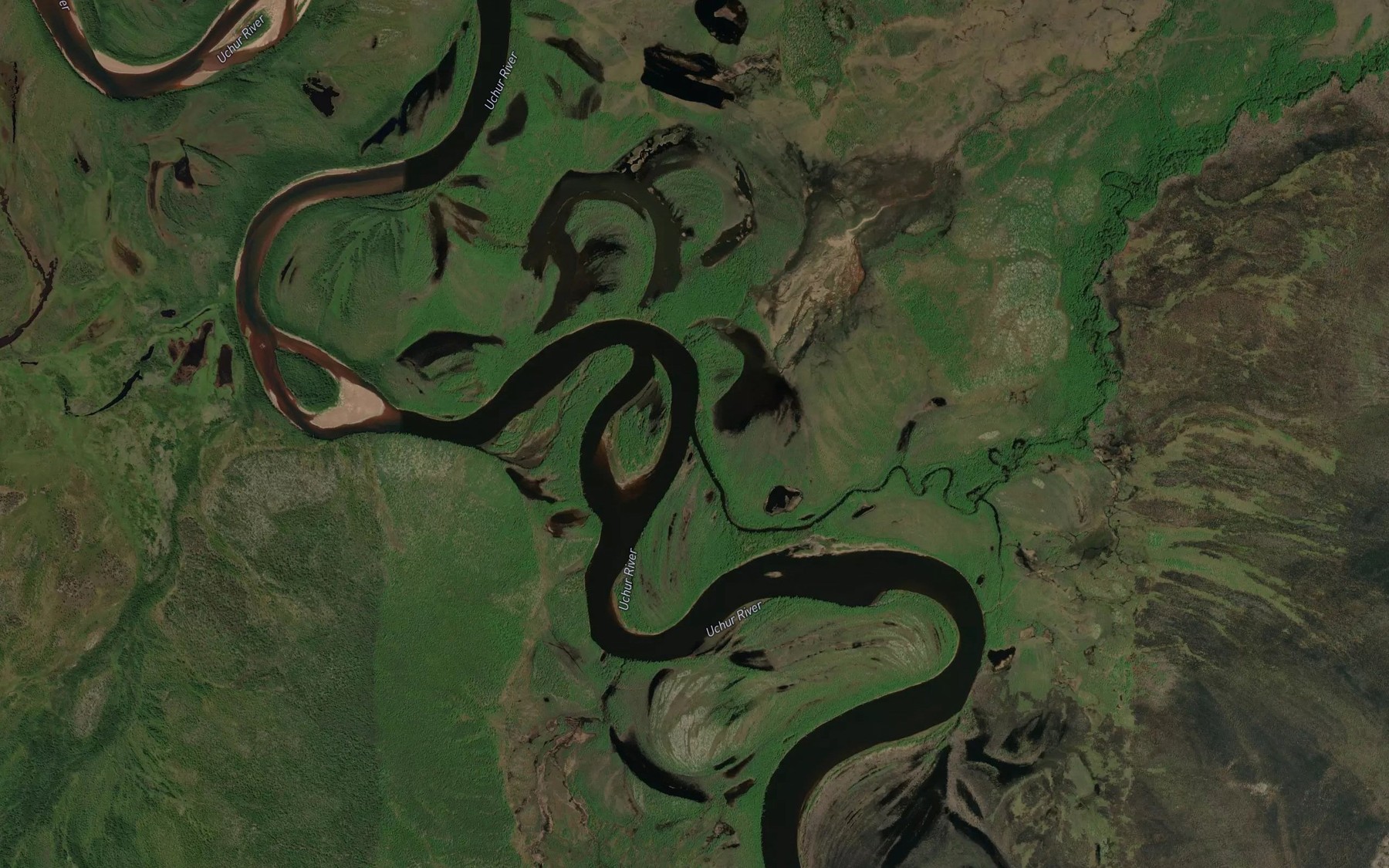 Satellite map of the Khoyunda