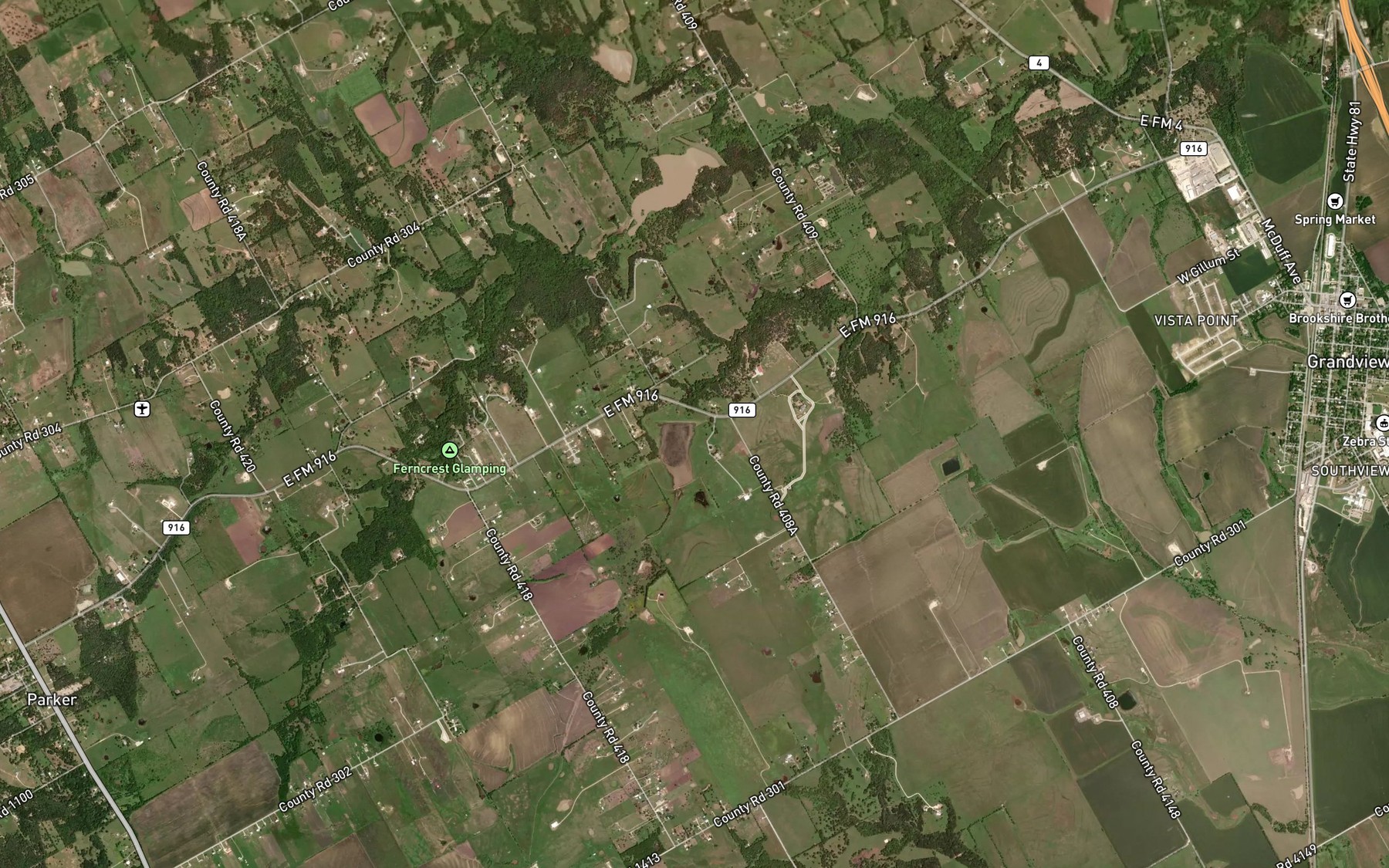Satellite map of the Soil Conservation Service Site 63 Reservoir
