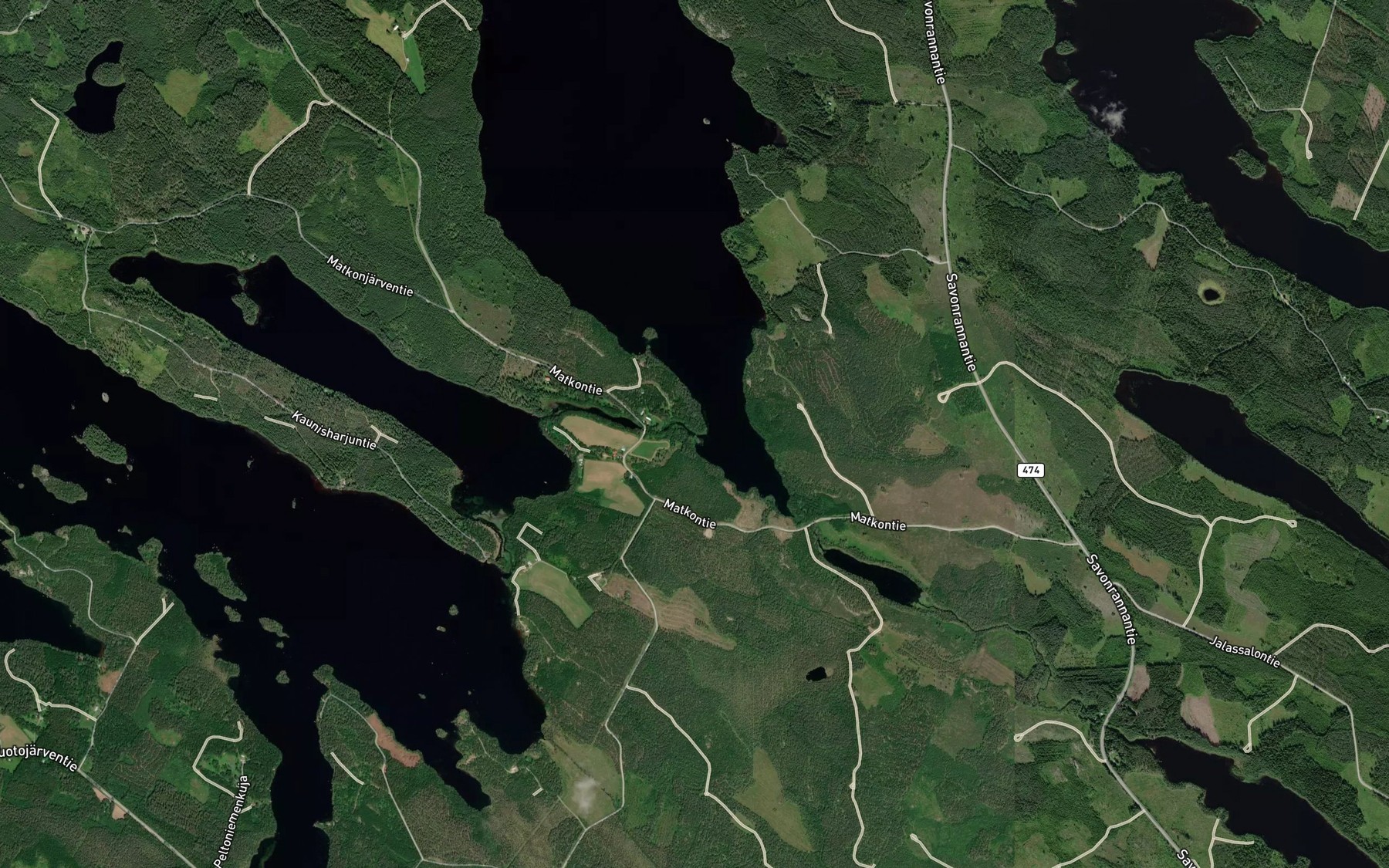 Satellite map of the Matkonjoki
