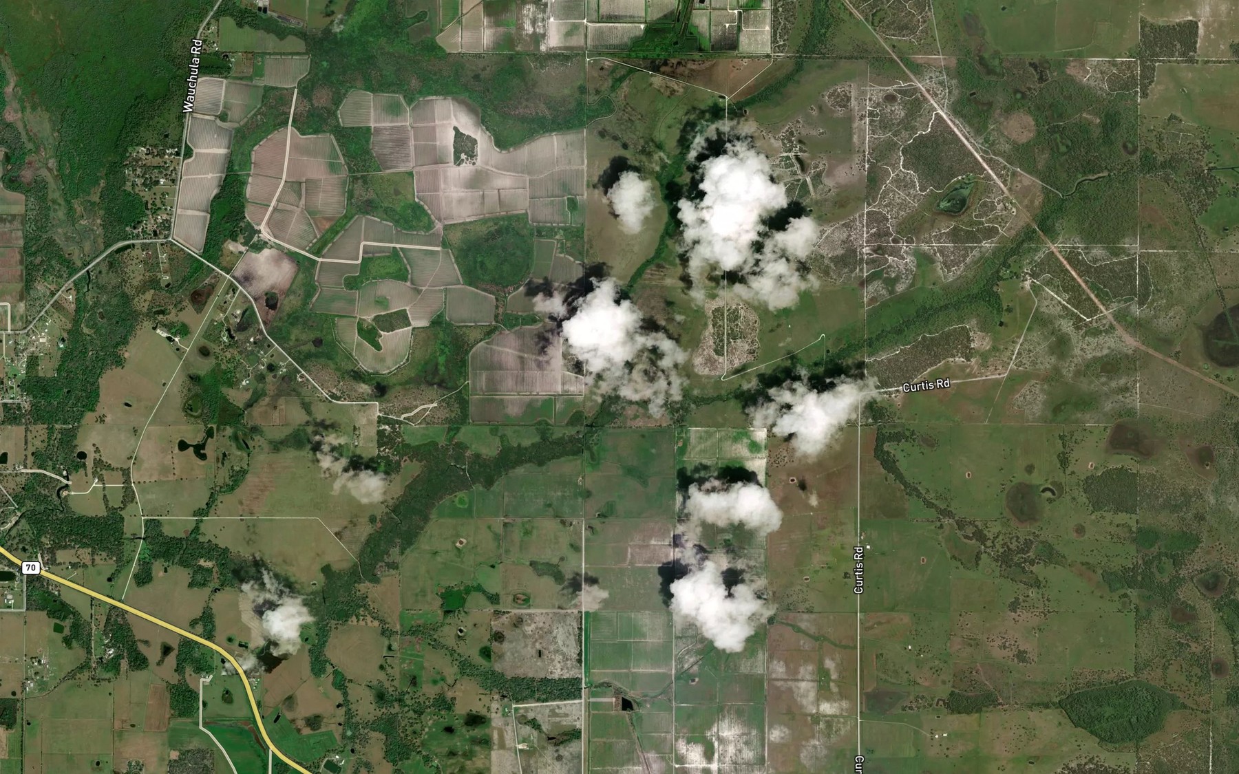Satellite map of the Owen Branch