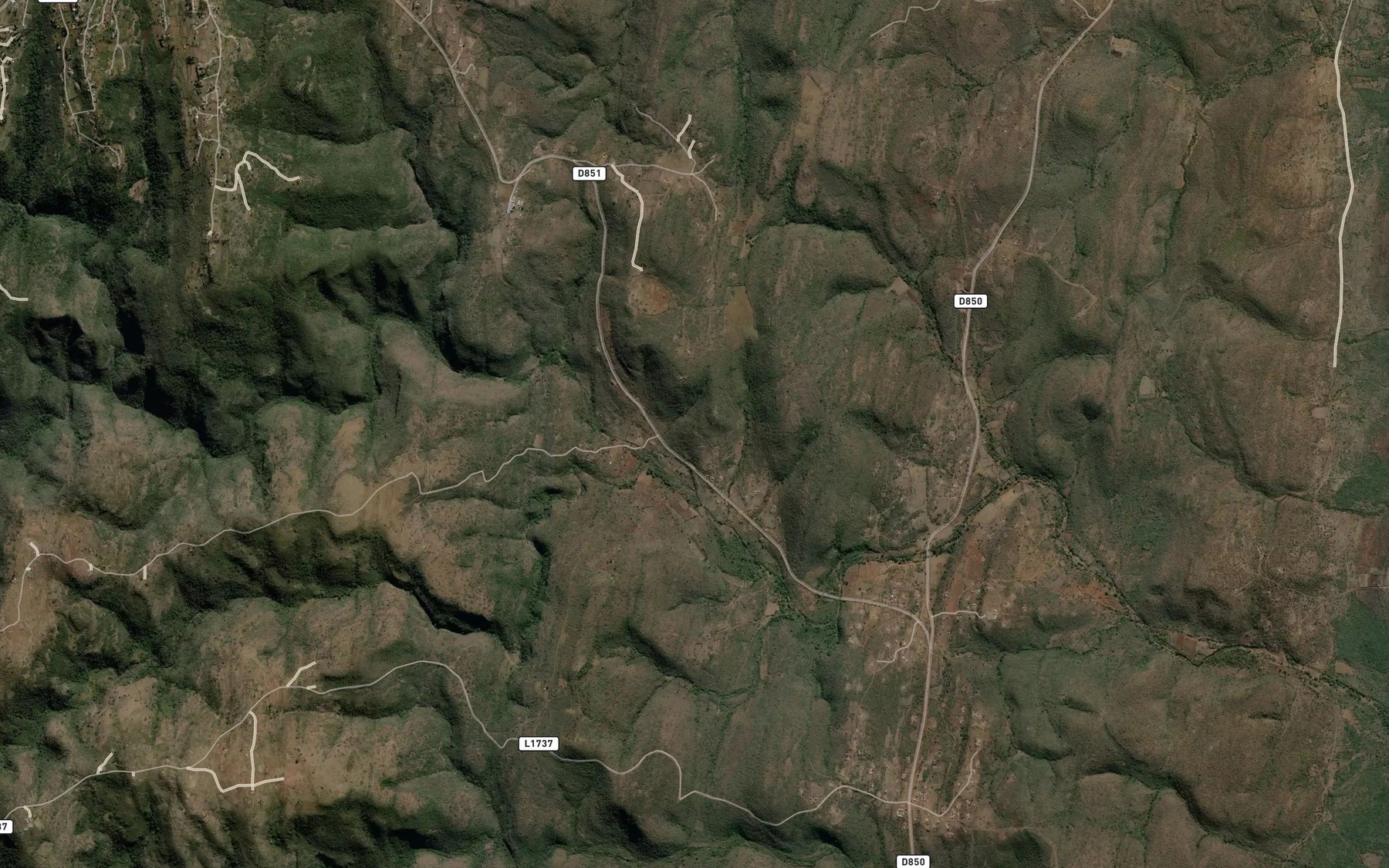 Satellite map of the Sigubane